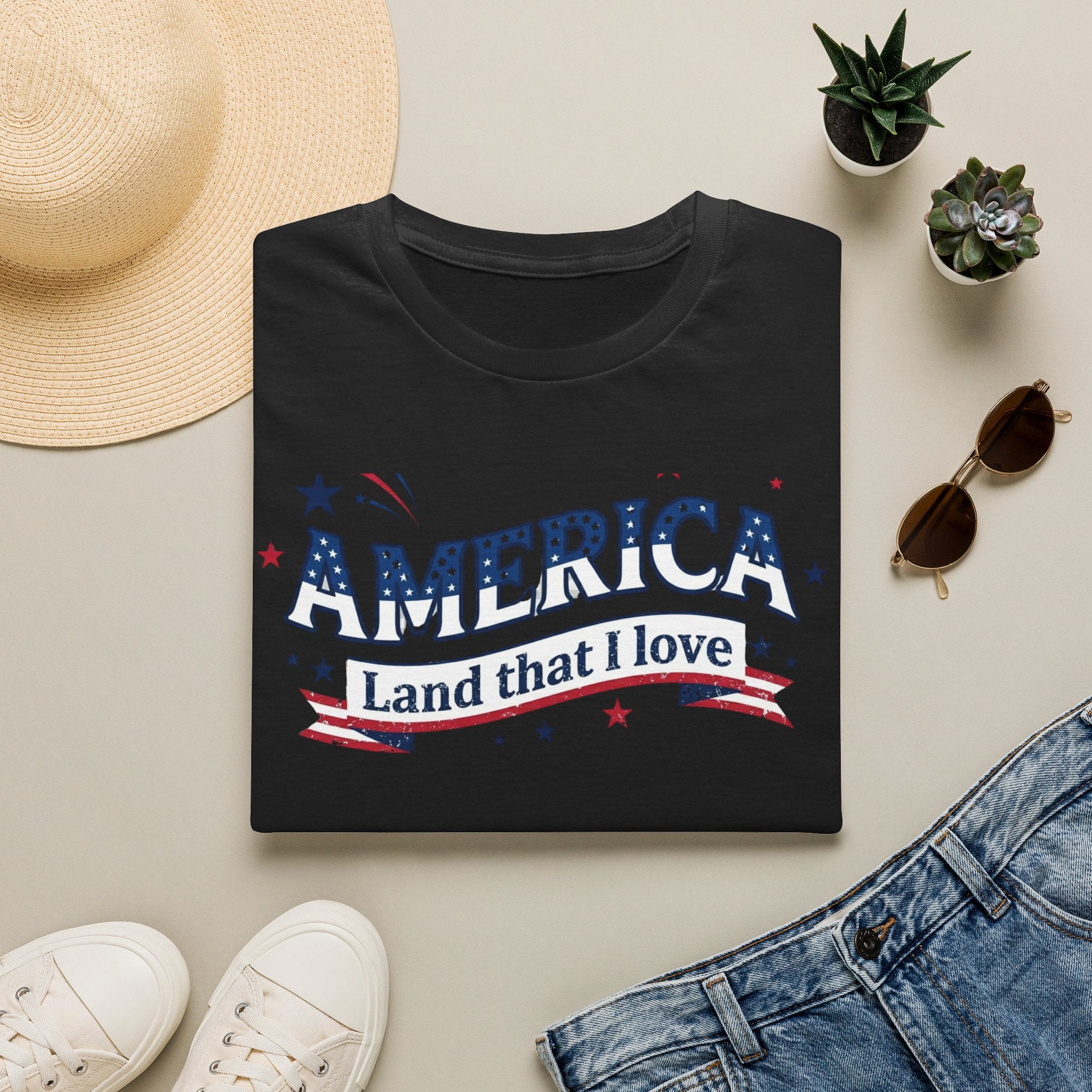 America "Land That I Love" T-Shirt