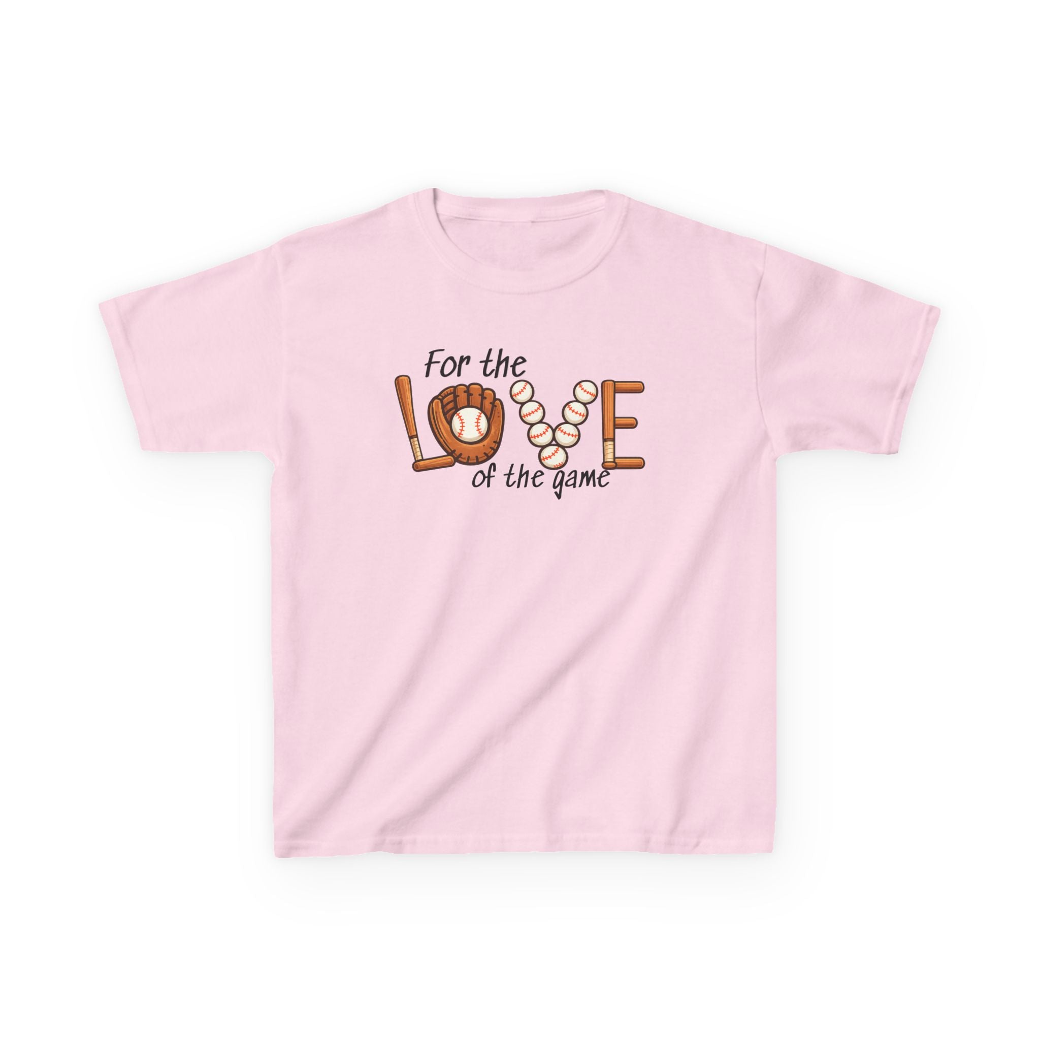 Kids Baseball Tee – "For the Love of the Game" Youth T-Shirt