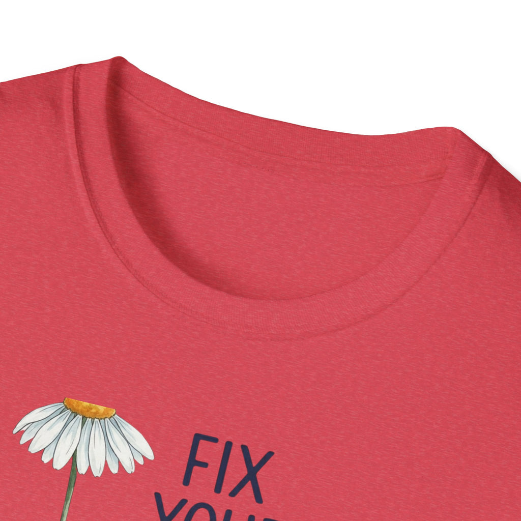 “Fix Your Eyes on Jesus” Daisy Christian Tee