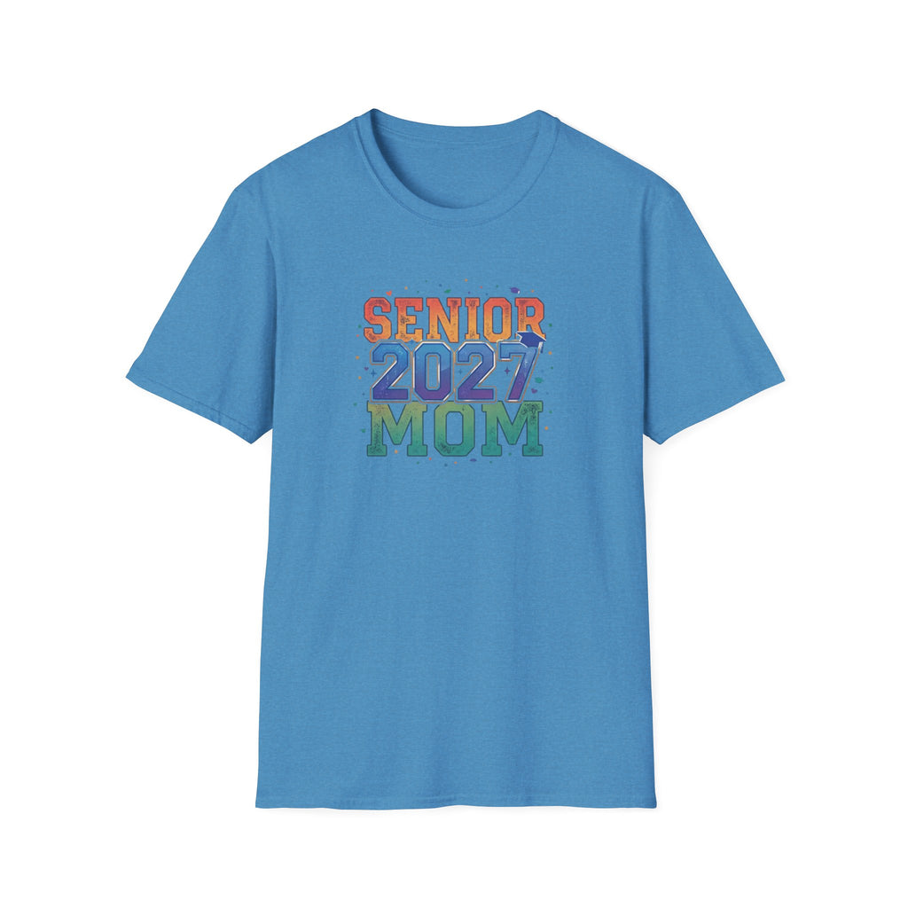 Senior 2027 Mom T-Shirt — Proud Graduation Mom Tee