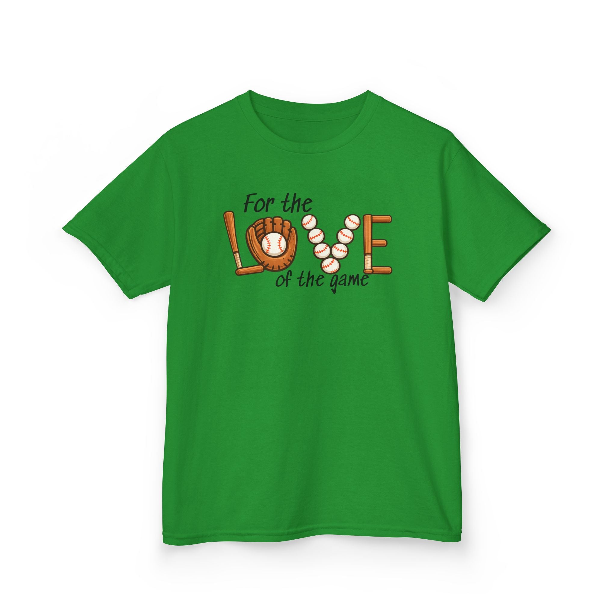 Kids Baseball Tee – "For the Love of the Game" Youth T-Shirt