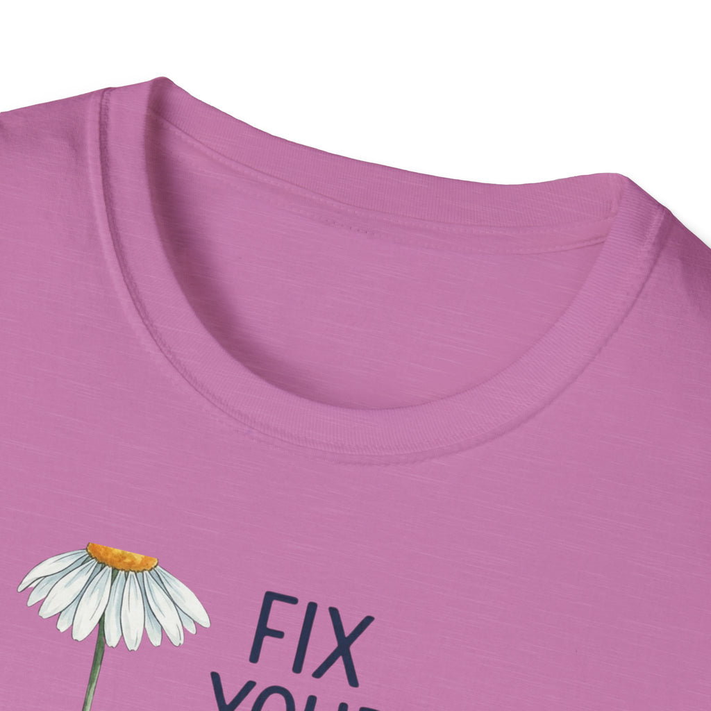 “Fix Your Eyes on Jesus” Daisy Christian Tee
