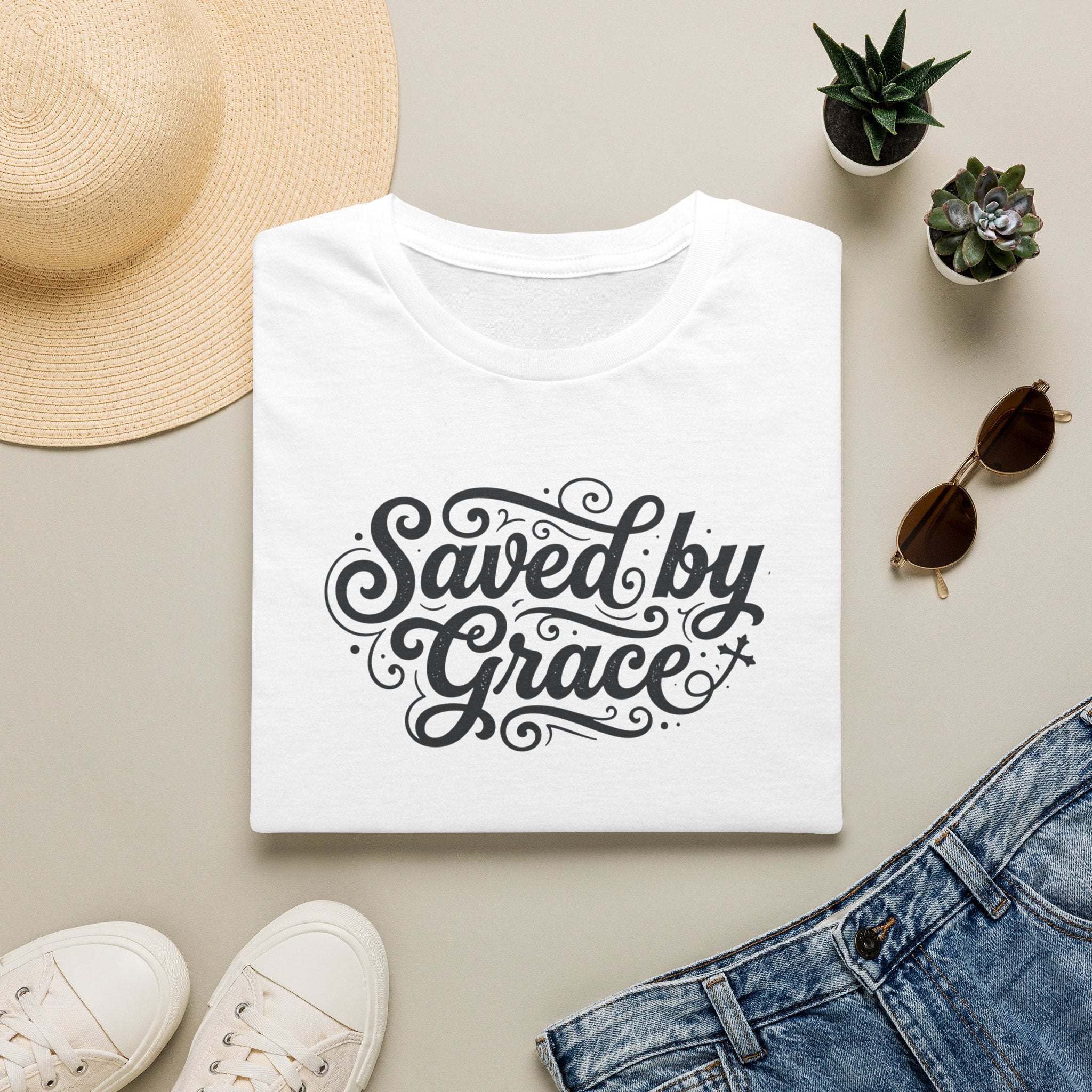 Saved by Grace T‑Shirt —