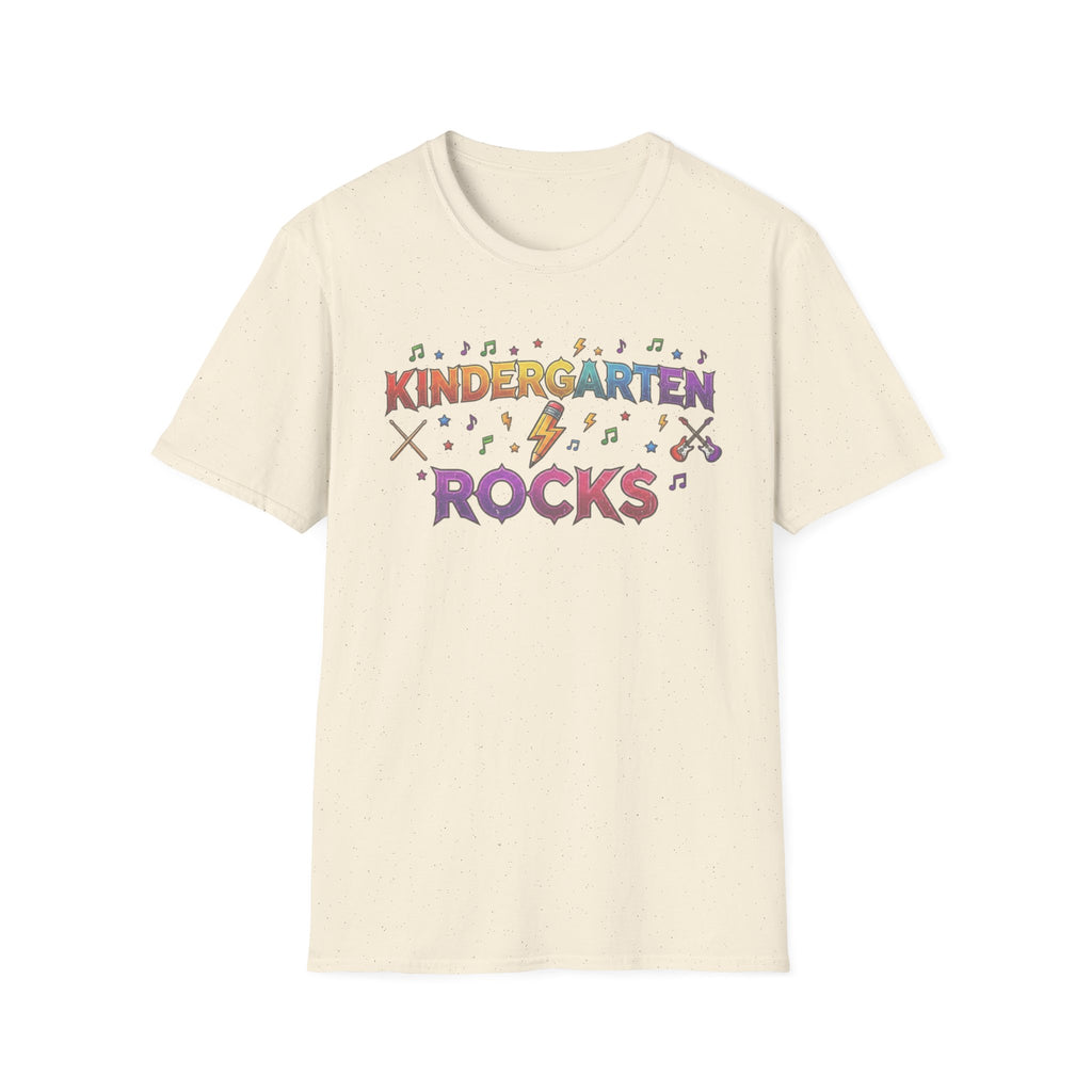 Kindergarten Rocks T-Shirt — Cute Colorful Back-to-School Tee for Teachers & Students