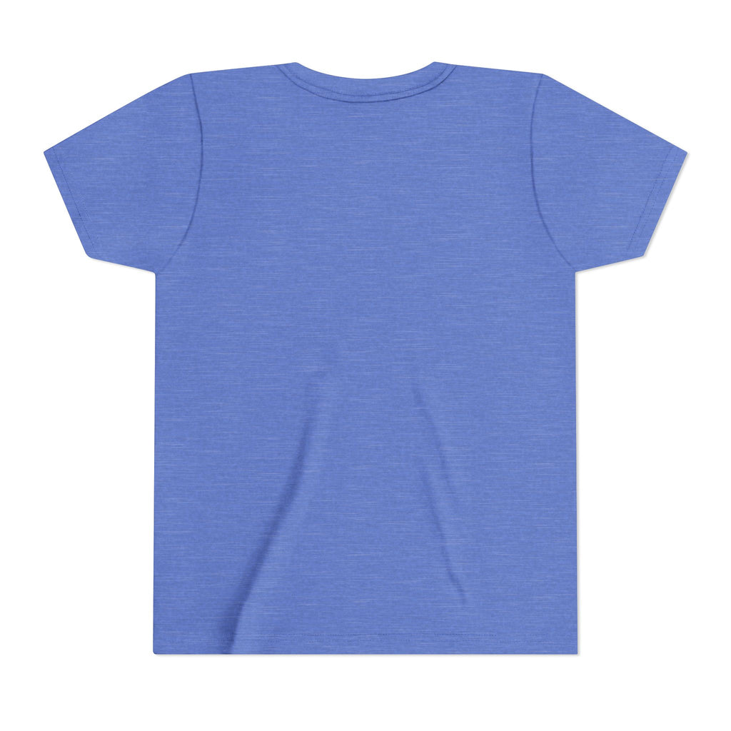 Youth Tee - "Jesus Loves Me" Colorful Dot Christian Kids Shirt