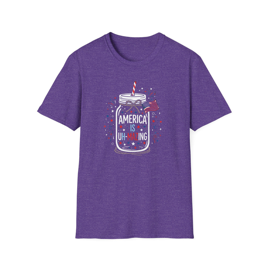 T-Shirt — America Is Uncanning Patriotic Mason Jar Tee (Fourth of July)