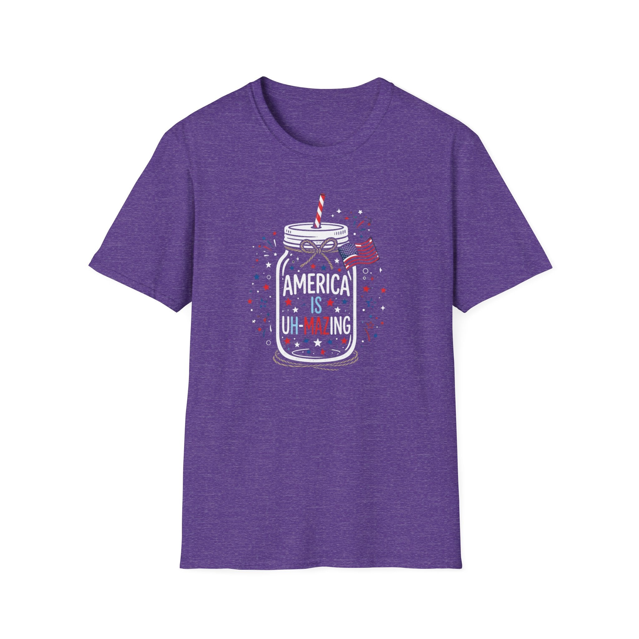 T-Shirt — America Is Uncanning Patriotic Mason Jar Tee (Fourth of July)