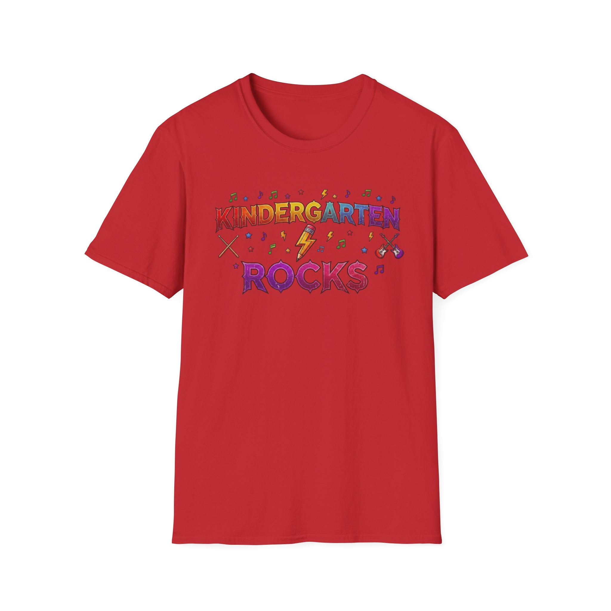Kindergarten Rocks T-Shirt — Cute Colorful Back-to-School Tee for Teachers & Students