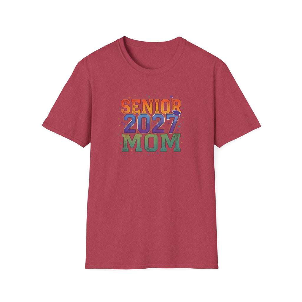 Senior 2027 Mom T-Shirt — Proud Graduation Mom Tee