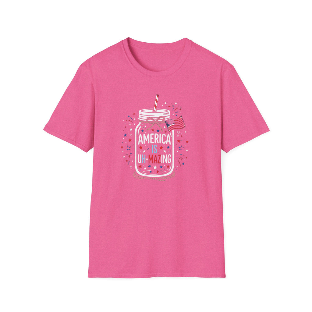 T-Shirt — America Is Uncanning Patriotic Mason Jar Tee (Fourth of July)