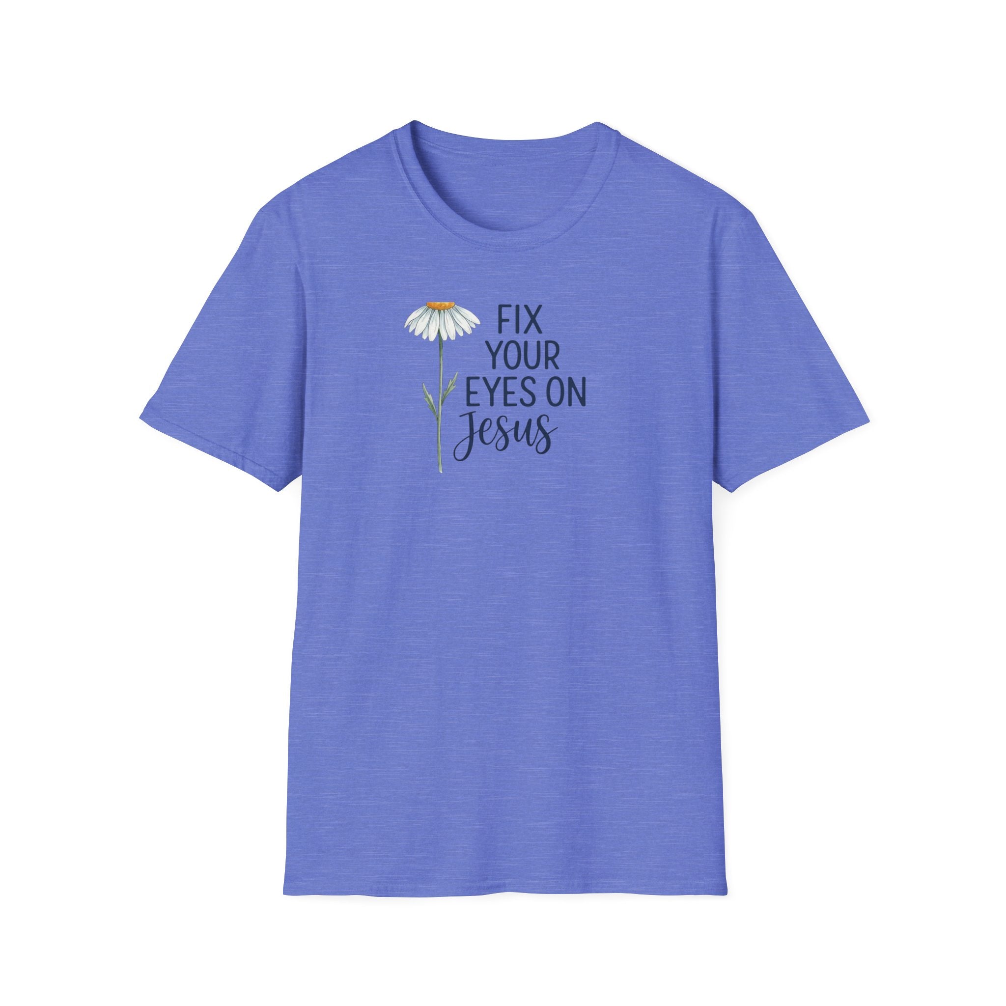 “Fix Your Eyes on Jesus” Daisy Christian Tee