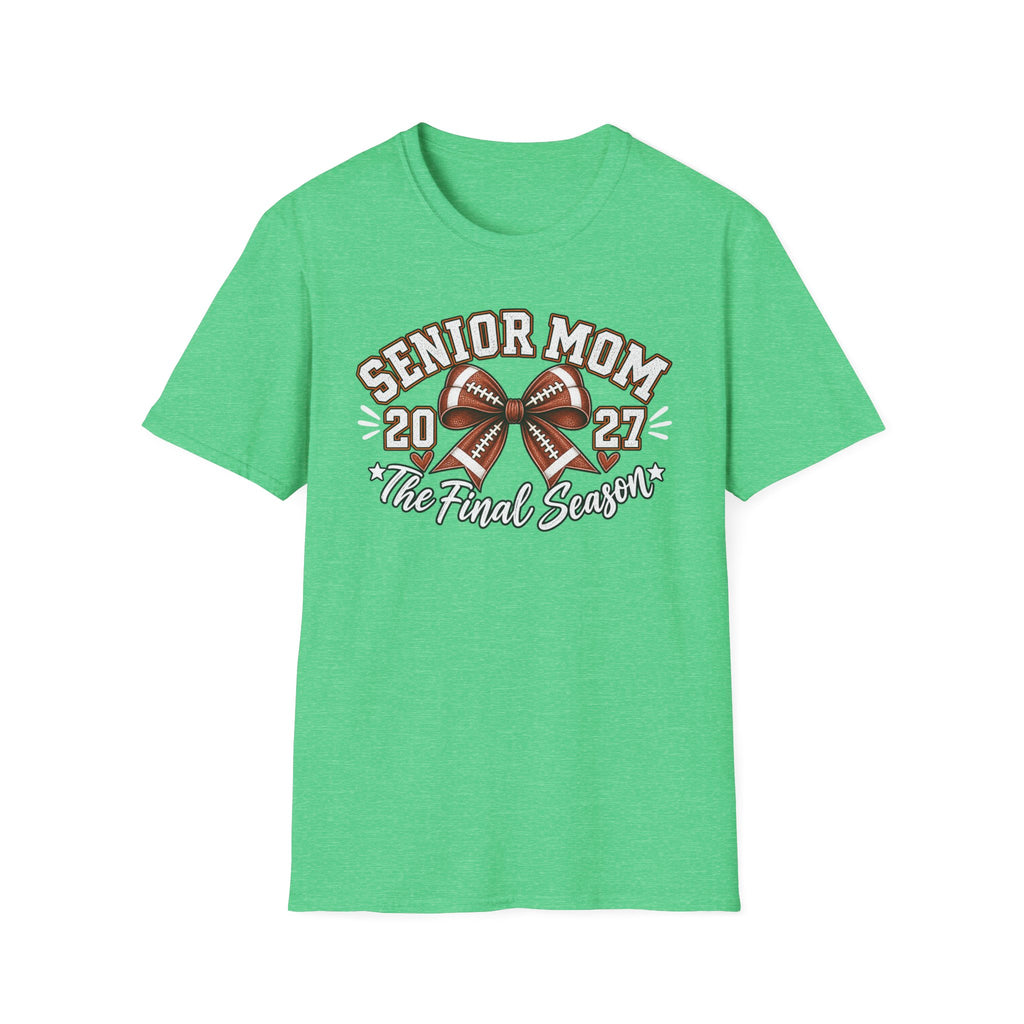 Senior Mom 2027 Football Tee – The Final Season