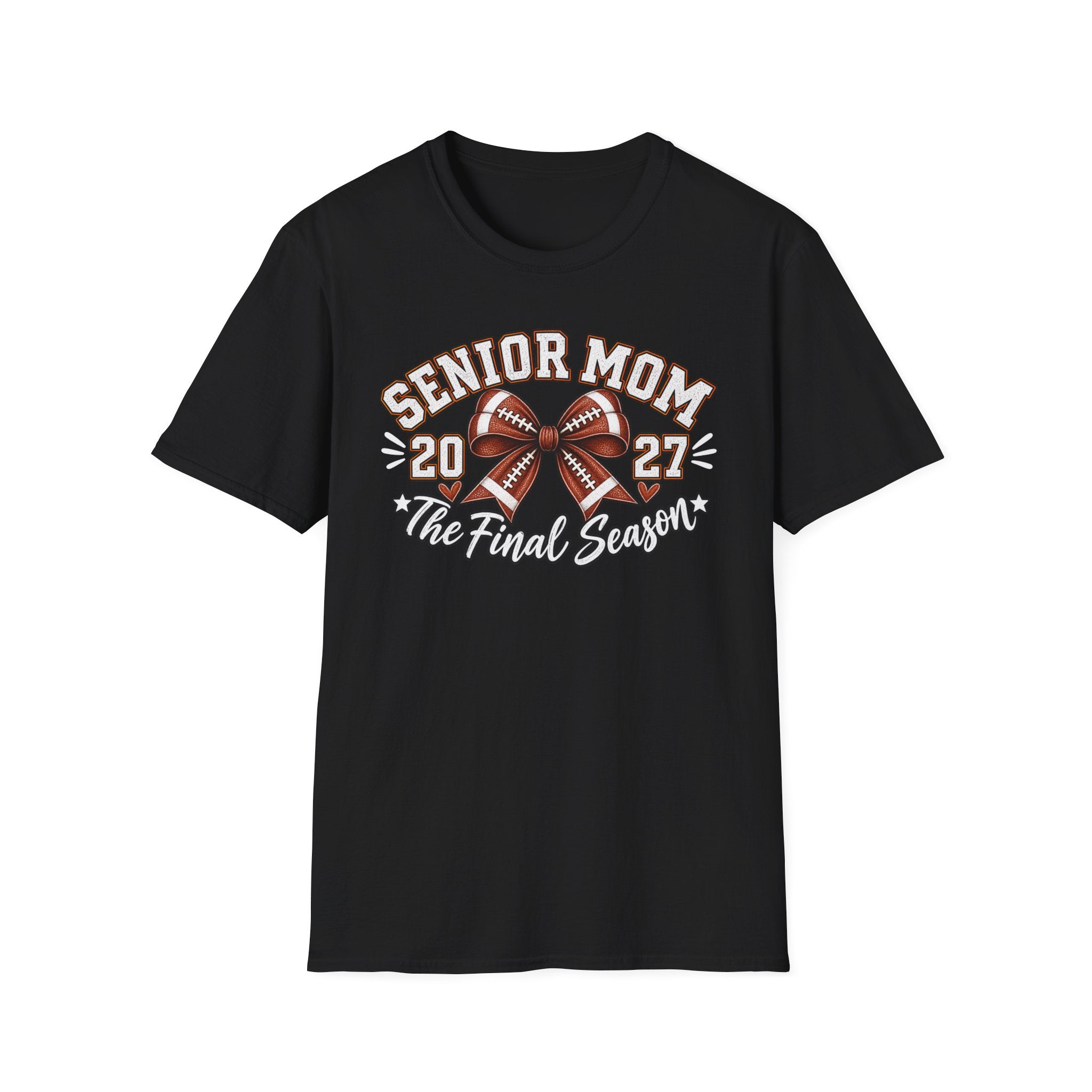 Senior Mom 2027 Football Tee – The Final Season