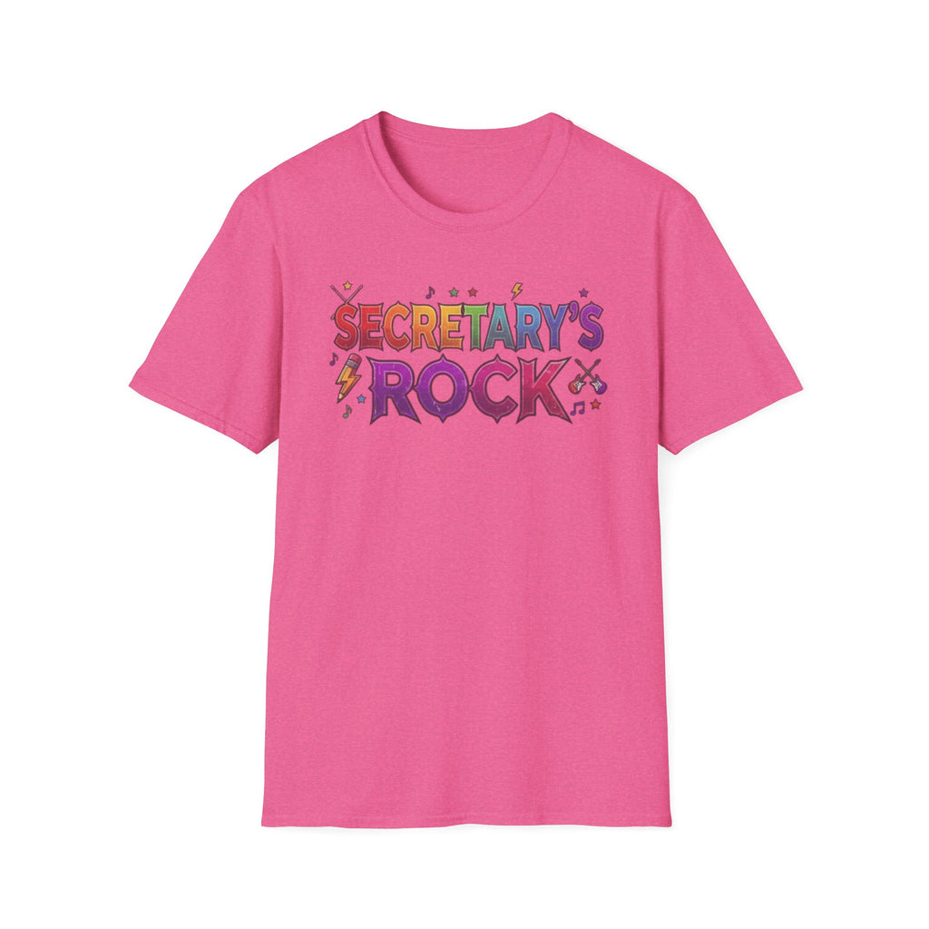 Secretary's Rock T-Shirt — Fun Colorful Office Appreciation Tee