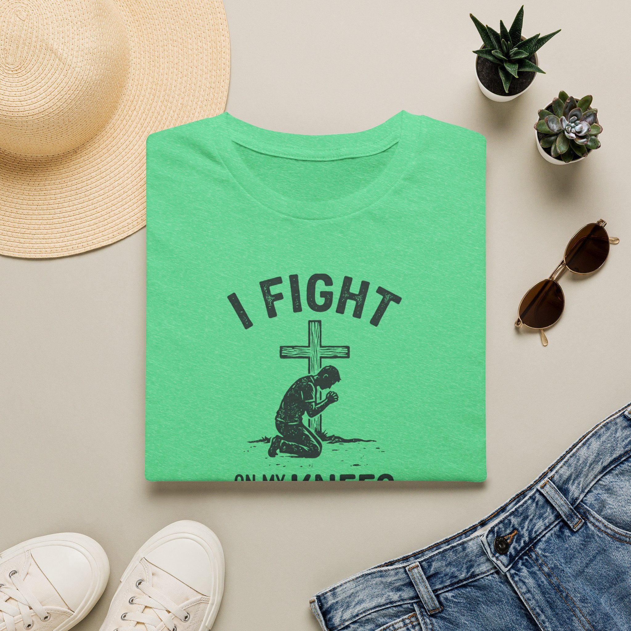 I Fight On My Knees T-Shirt