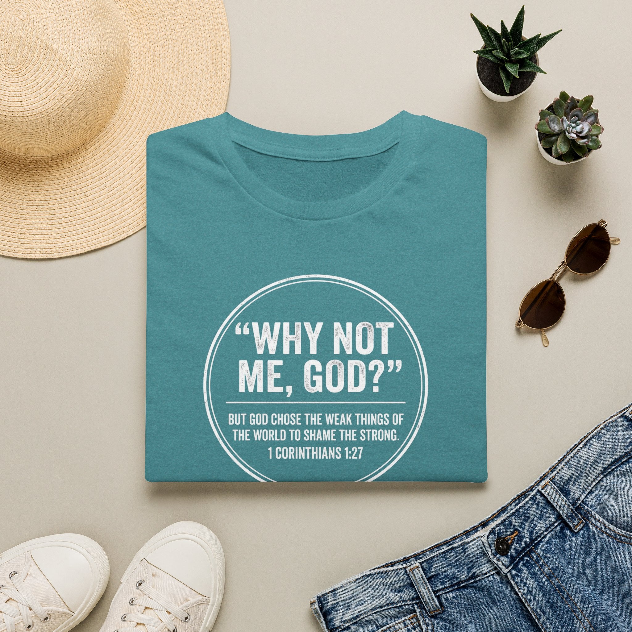 "Why Not Me, God?"  Tee