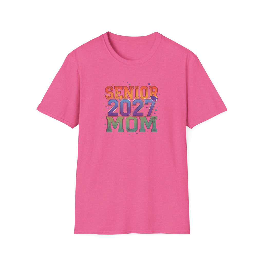 Senior 2027 Mom T-Shirt — Proud Graduation Mom Tee