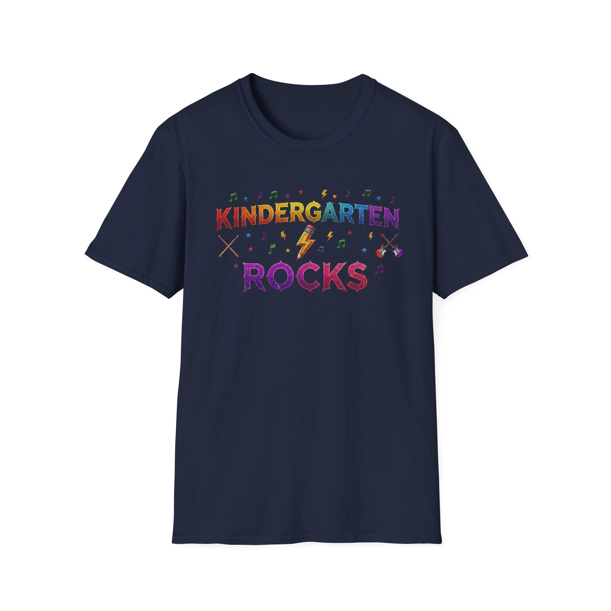 Kindergarten Rocks T-Shirt — Cute Colorful Back-to-School Tee for Teachers & Students