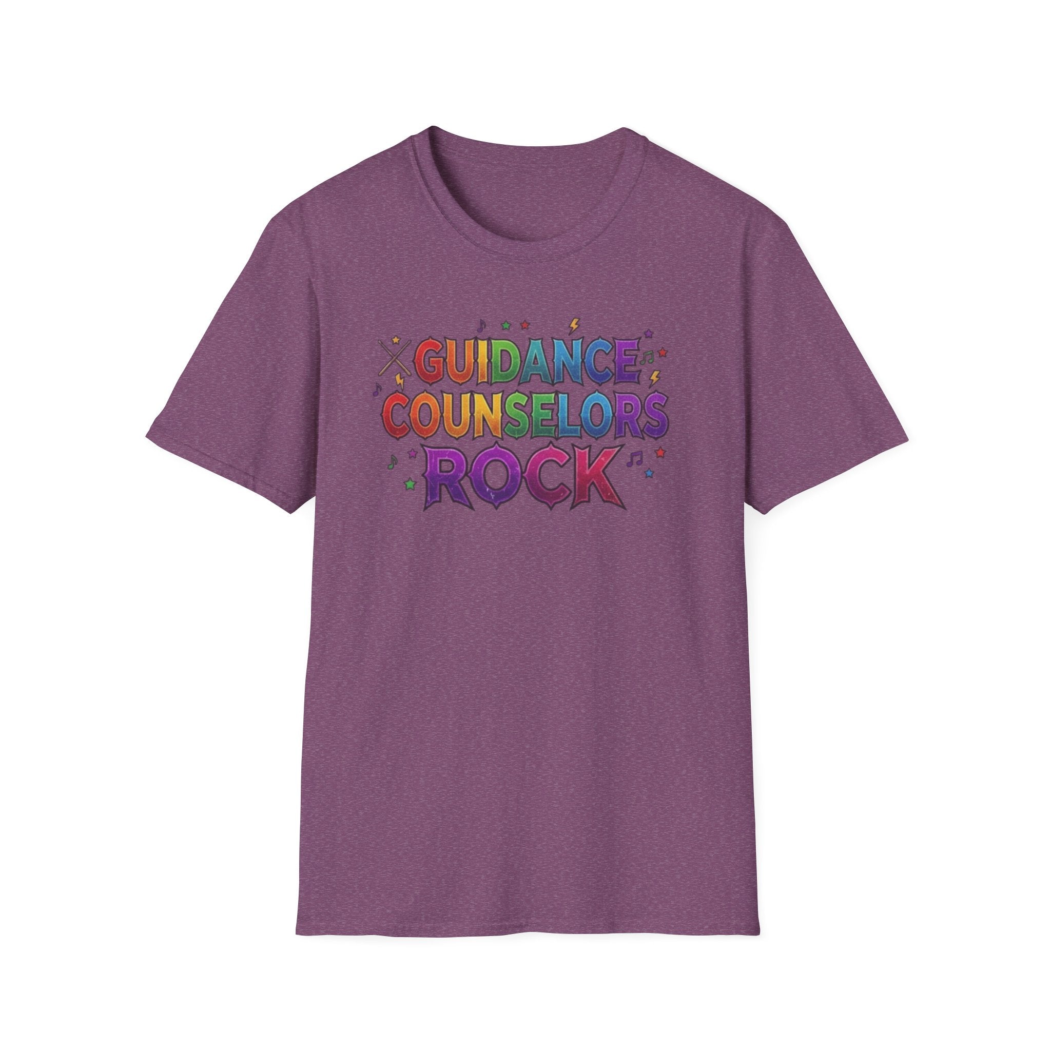 Guidance Counselors Rock T-Shirt — Colorful Retro School Counselor Appreciation Tee