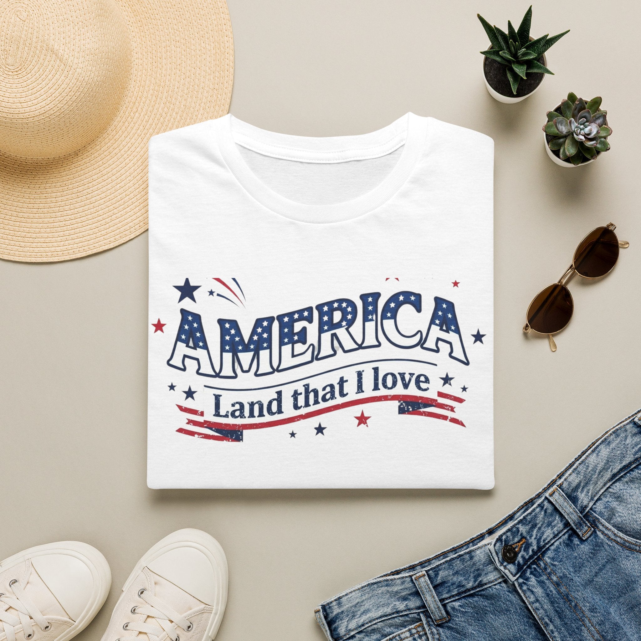 America "Land That I Love" T-Shirt