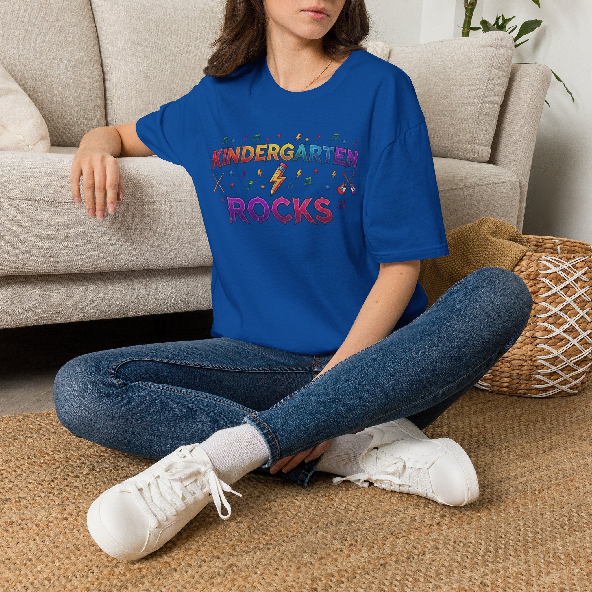 Kindergarten Rocks T-Shirt — Cute Colorful Back-to-School Tee for Teachers & Students