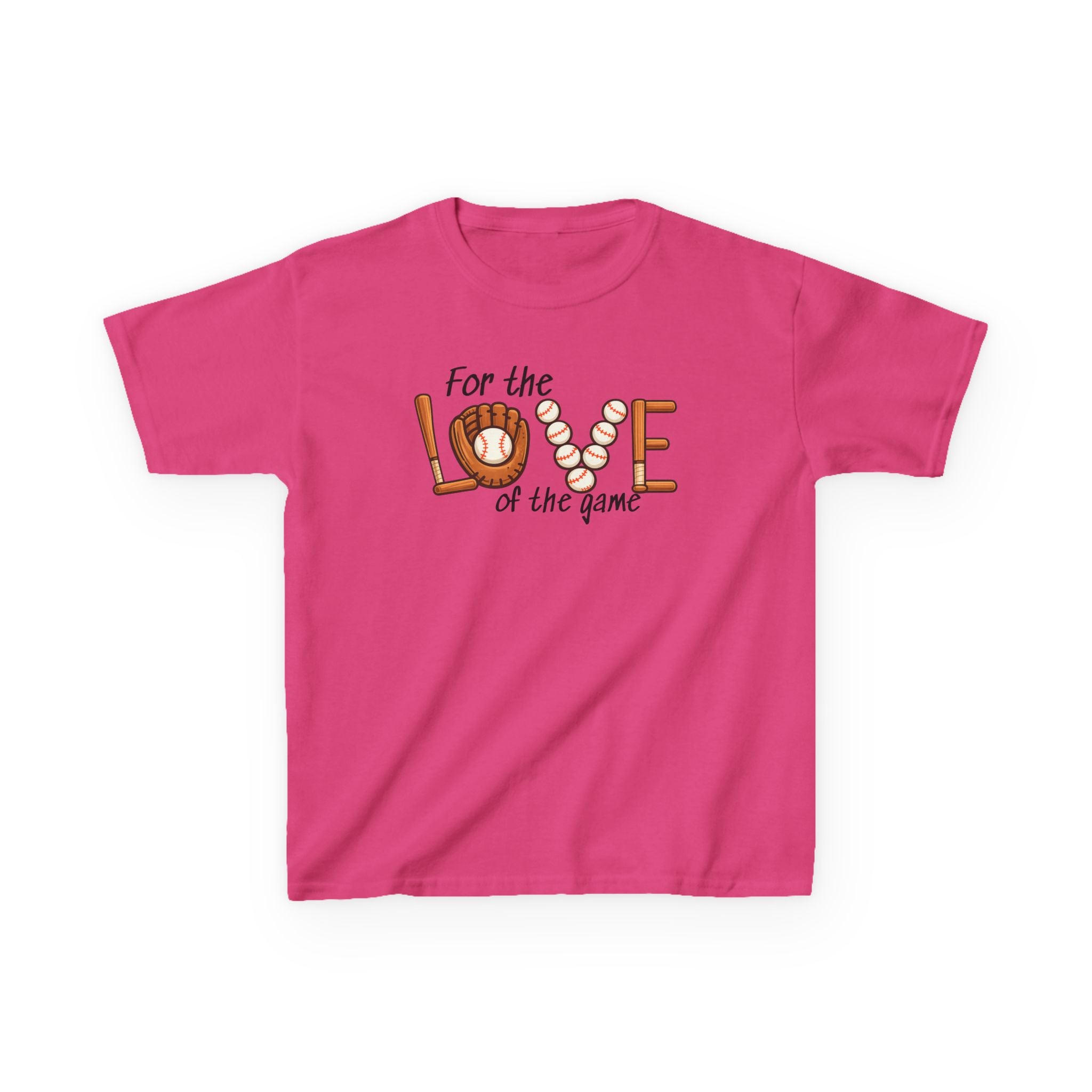 Kids Baseball Tee – "For the Love of the Game" Youth T-Shirt