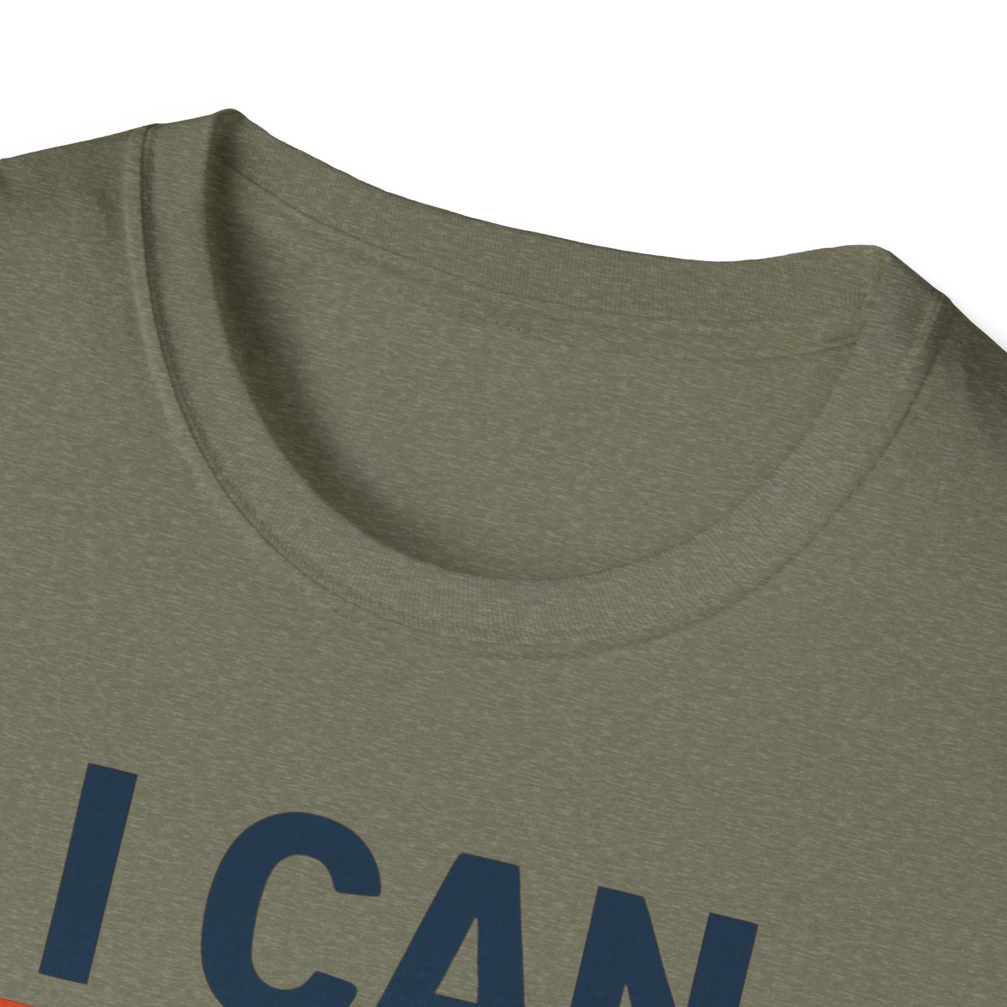 I Can Because of Him T-Shirt – Christian Faith Cross Tee