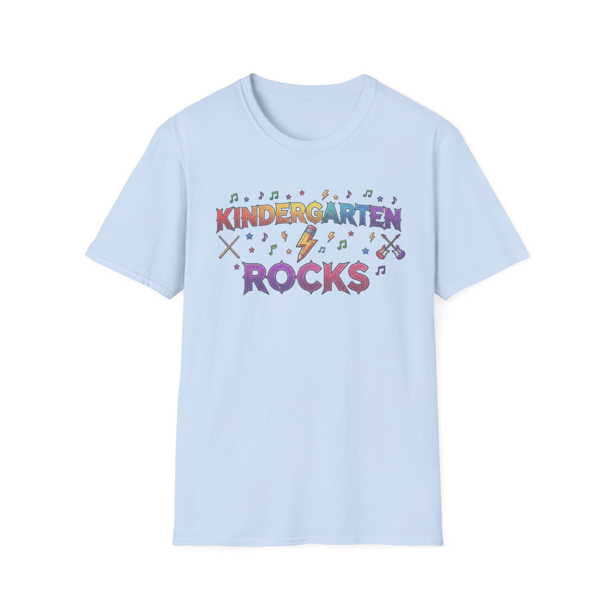 Kindergarten Rocks T-Shirt — Cute Colorful Back-to-School Tee for Teachers & Students