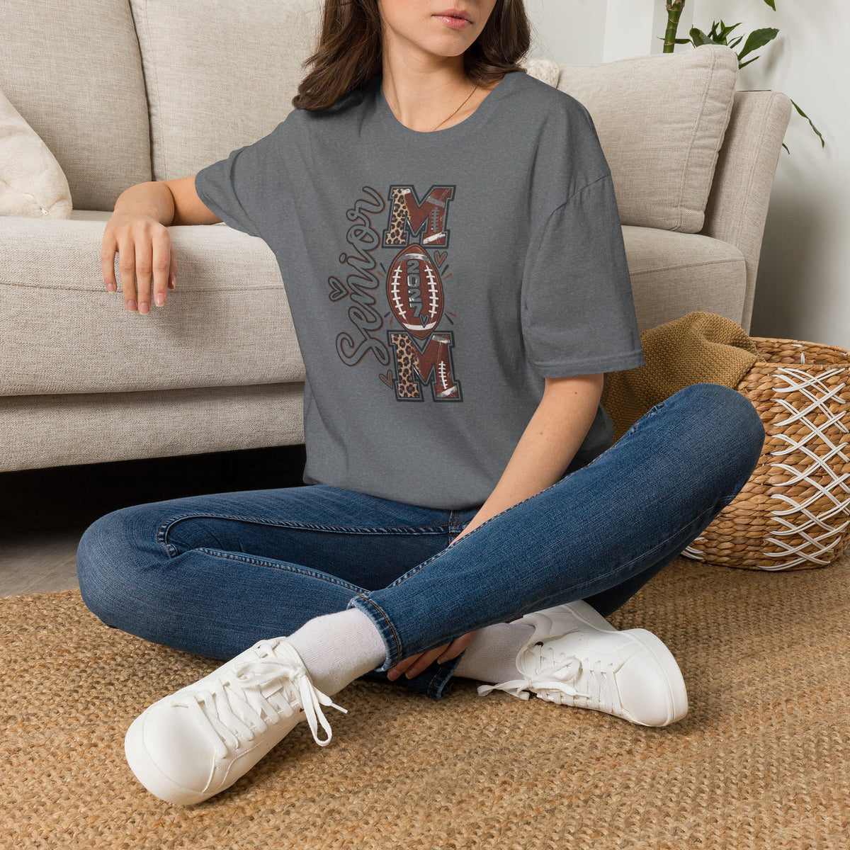 Senior Mom Football 2024 T-Shirt