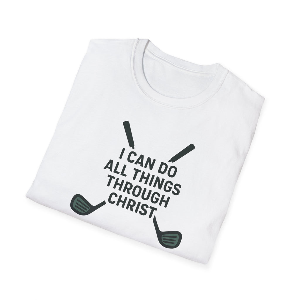"I Can Do All Things Through Christ" - Golfers Tee