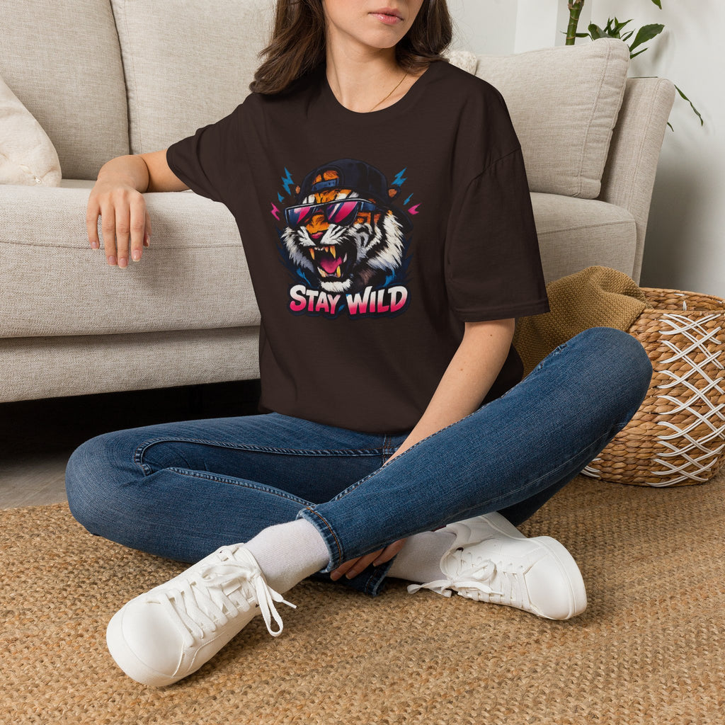 Tiger 'Stay Wild' Graphic T-Shirt