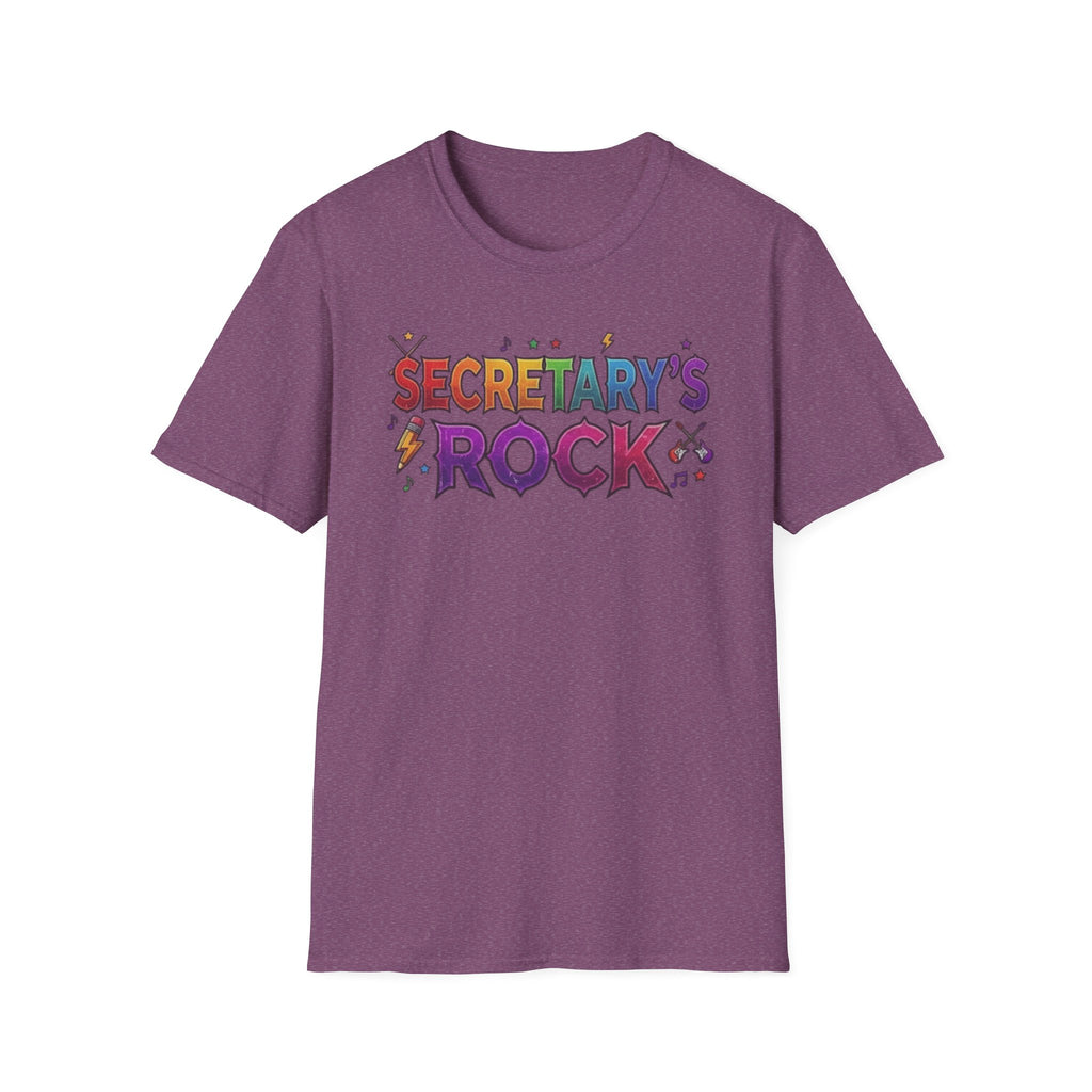 Secretary's Rock T-Shirt — Fun Colorful Office Appreciation Tee