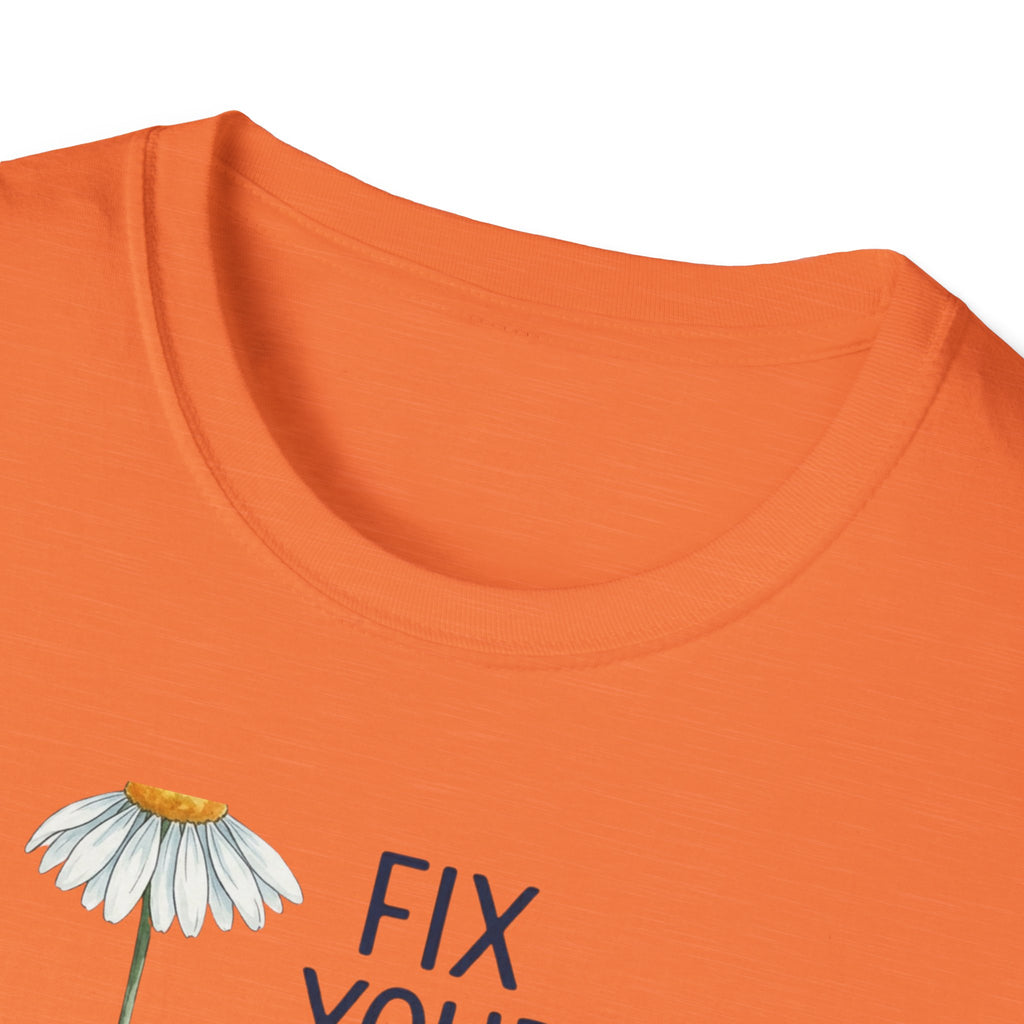 “Fix Your Eyes on Jesus” Daisy Christian Tee