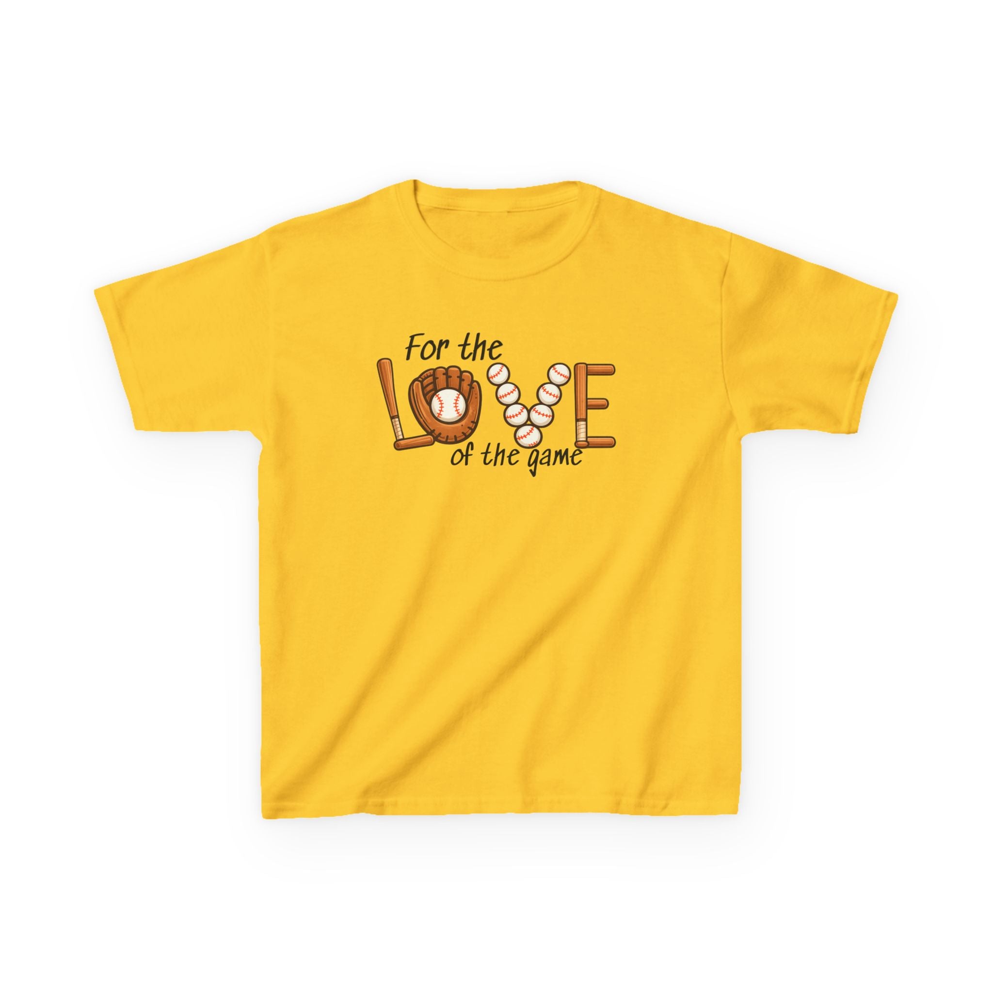 Kids Baseball Tee – "For the Love of the Game" Youth T-Shirt