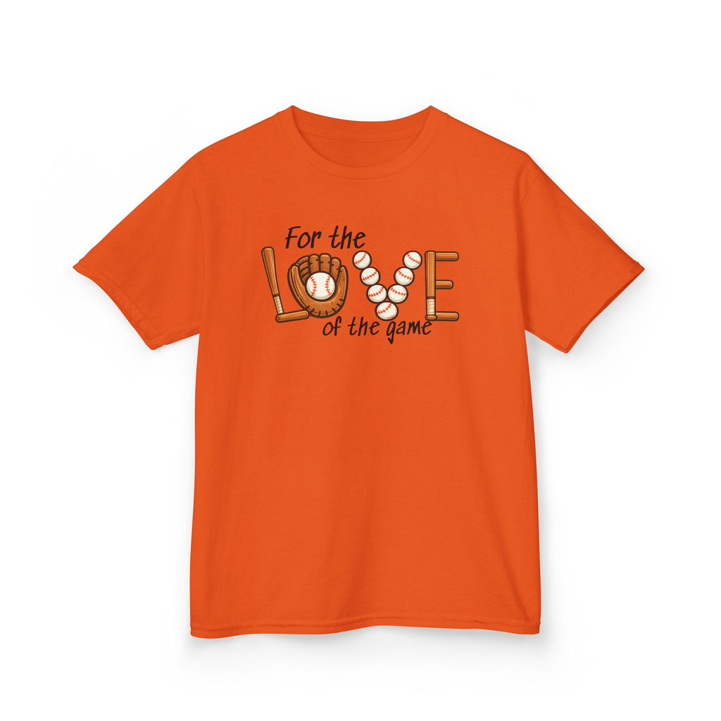 Kids Baseball Tee – "For the Love of the Game" Youth T-Shirt