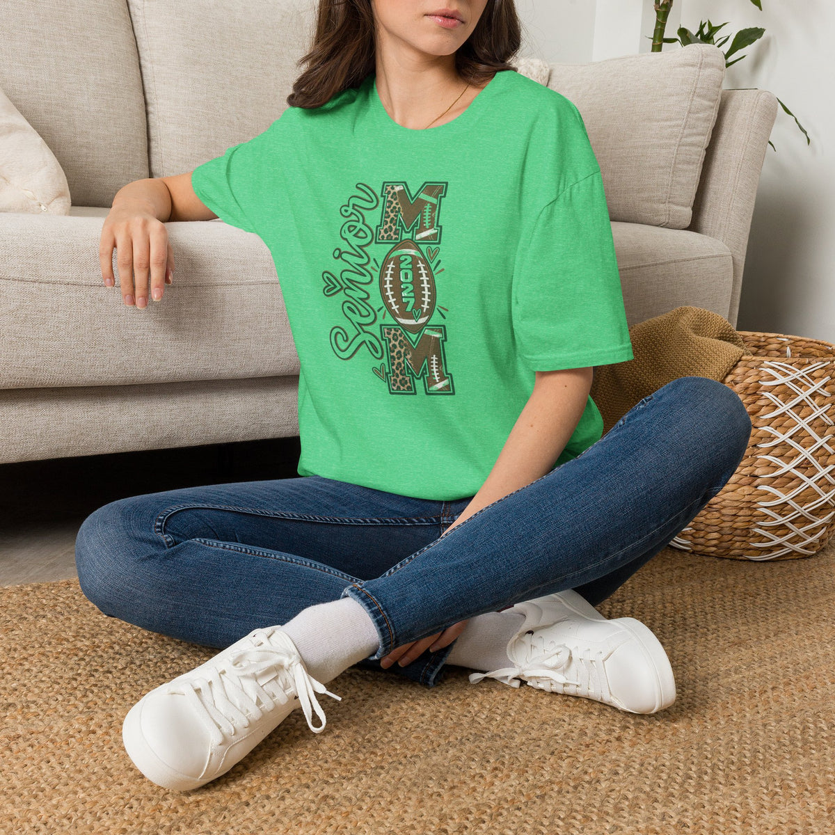 Senior Mom Football 2024 T-Shirt