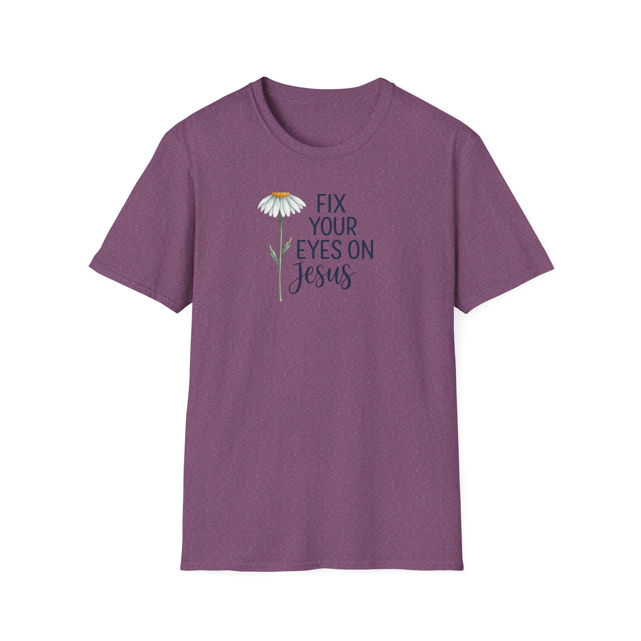 “Fix Your Eyes on Jesus” Daisy Christian Tee