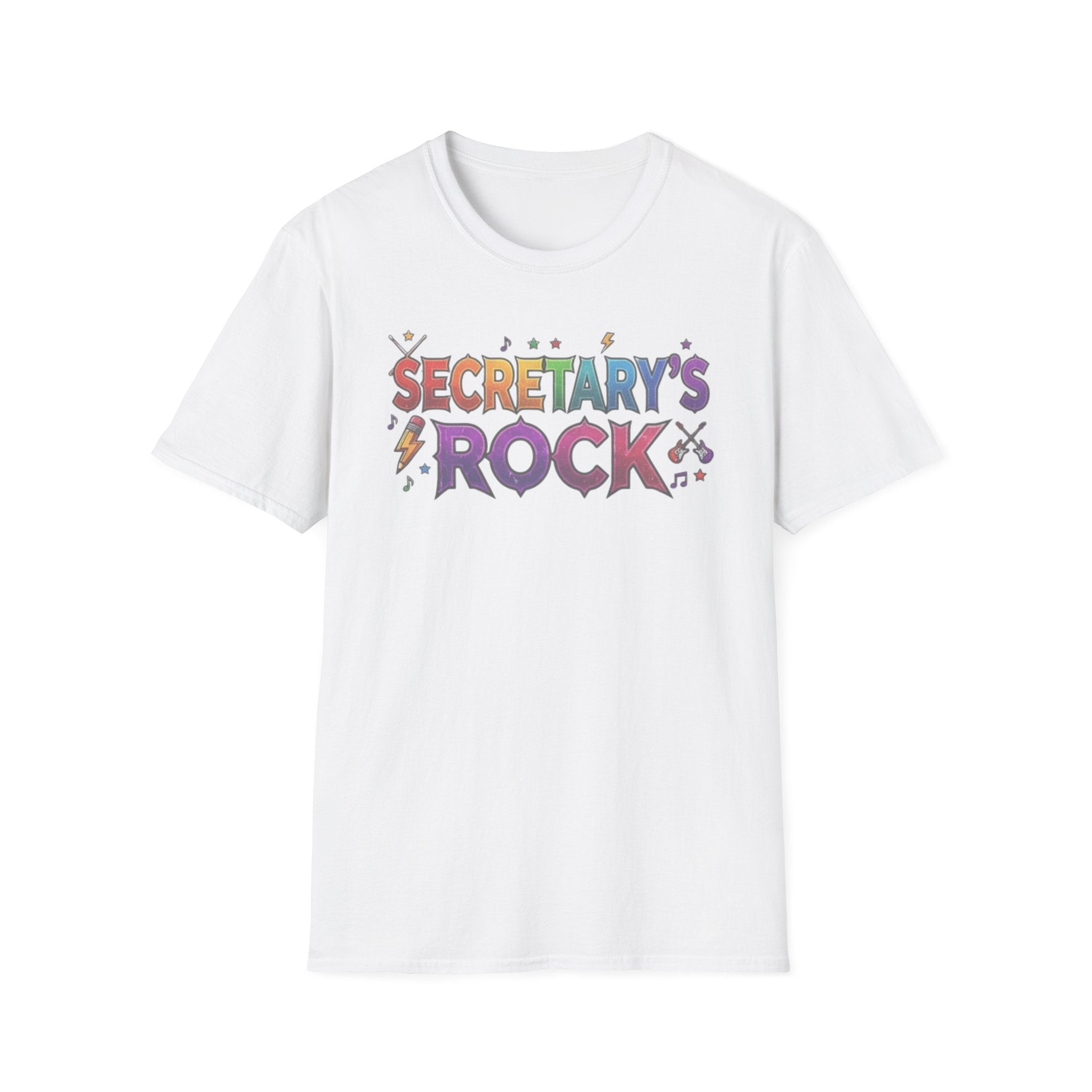 Secretary's Rock T-Shirt — Fun Colorful Office Appreciation Tee
