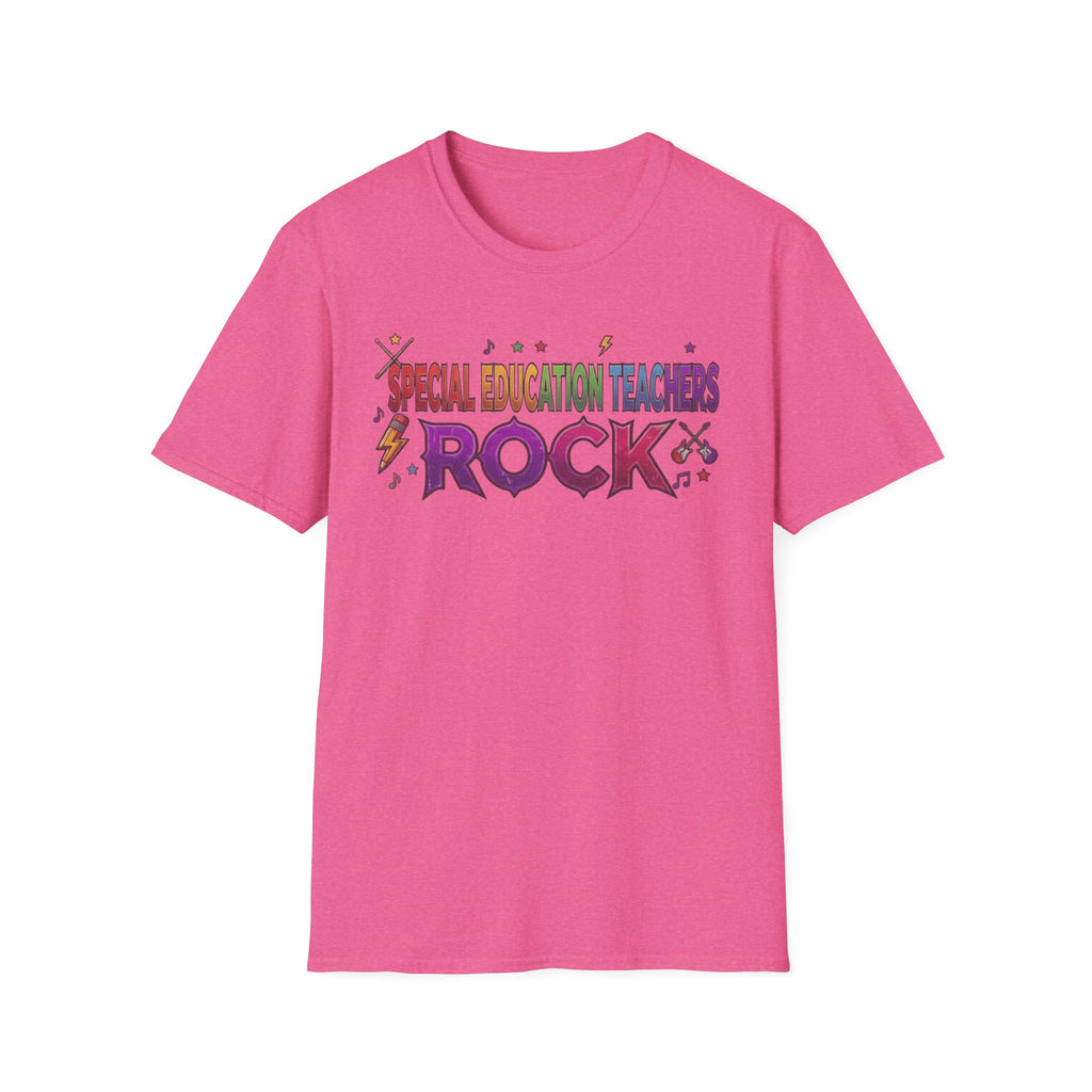 Special Education Teachers Rock T-Shirt — Colorful Teacher Appreciation Tee
