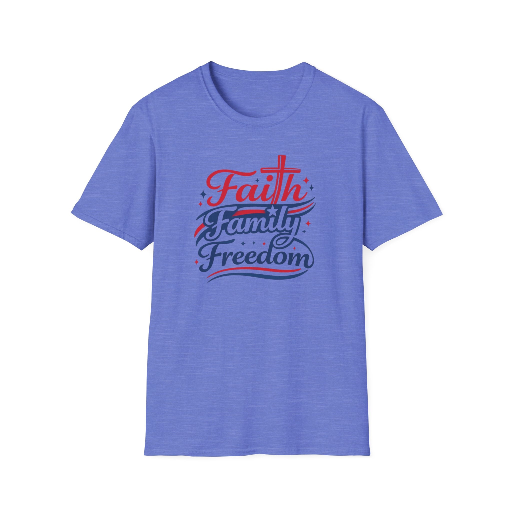 Faith Family Freedom T-Shirt — Patriotic Christian Tee