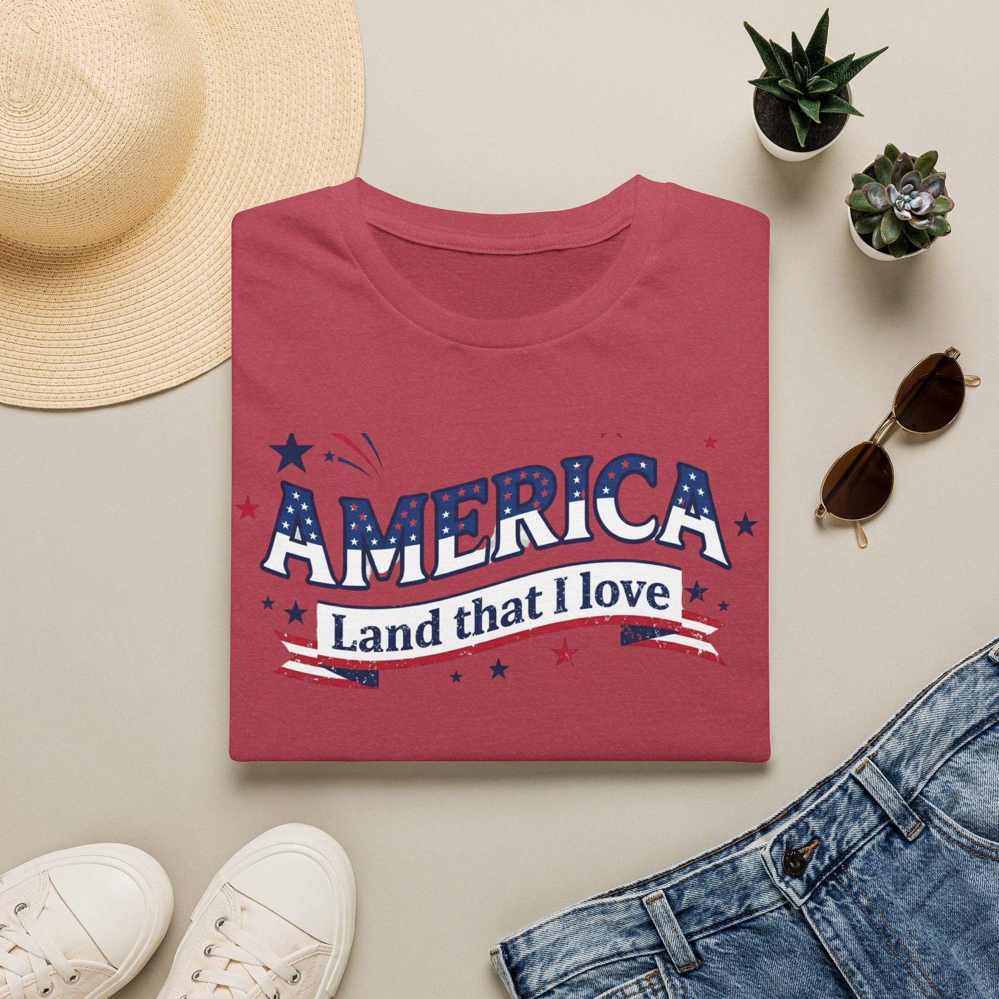 America "Land That I Love" T-Shirt