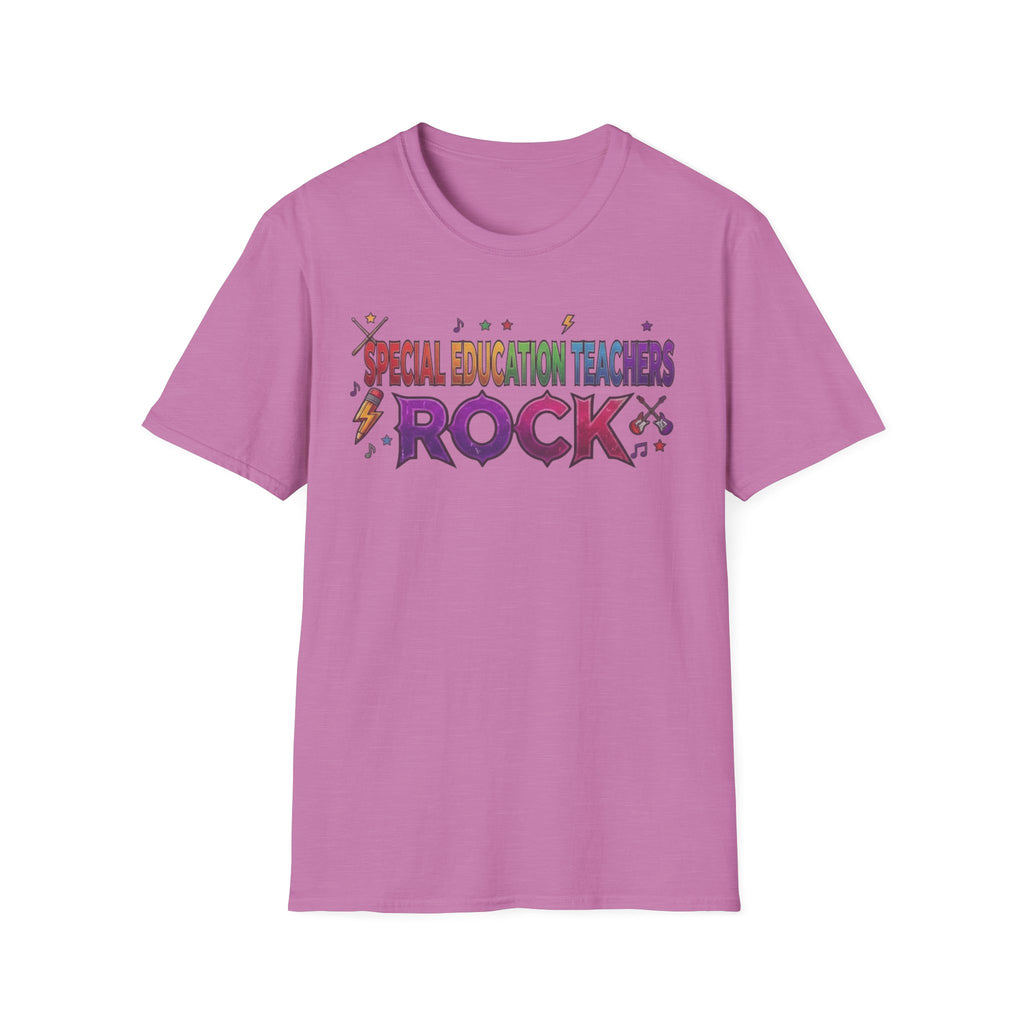 Special Education Teachers Rock T-Shirt — Colorful Teacher Appreciation Tee
