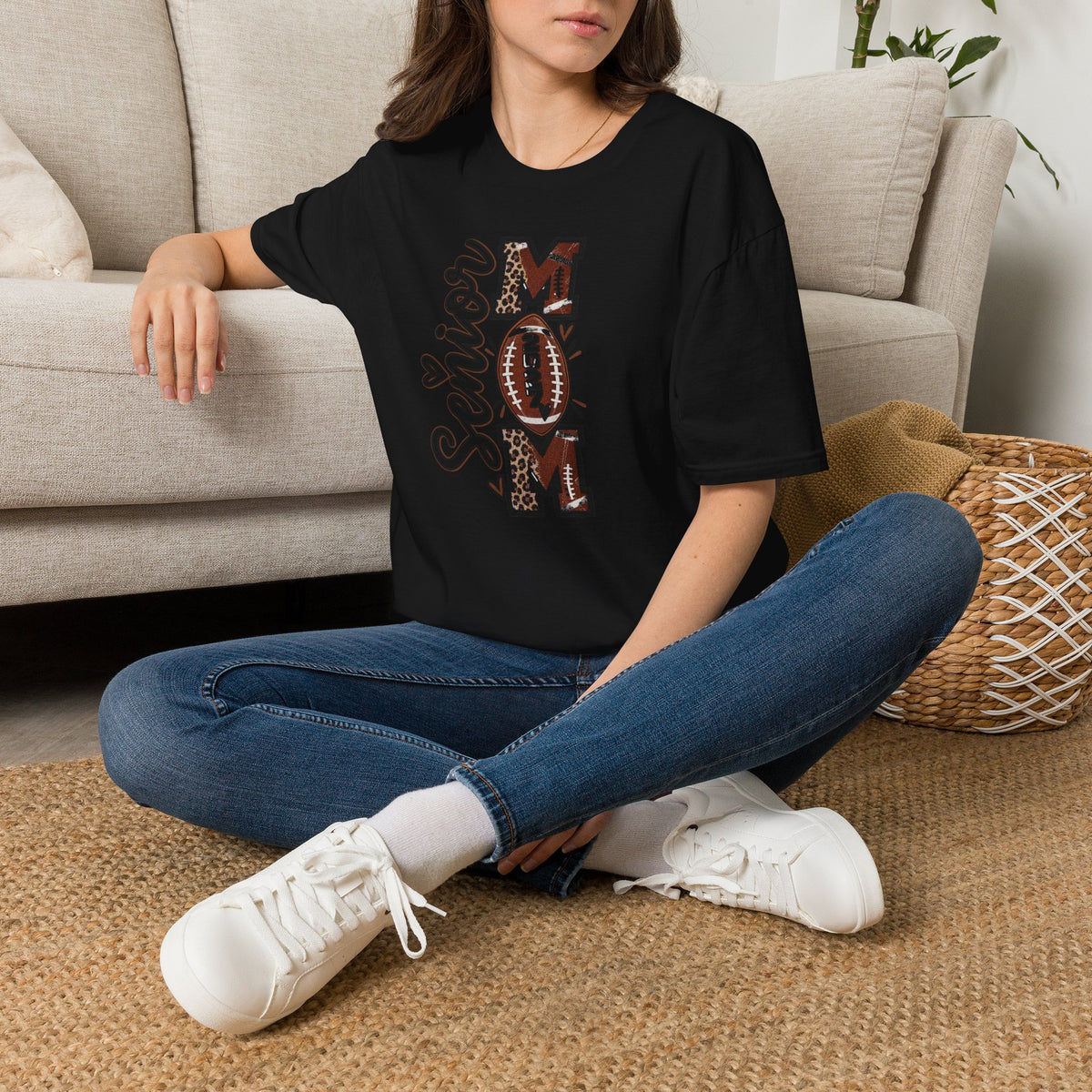 Senior Mom Football 2024 T-Shirt
