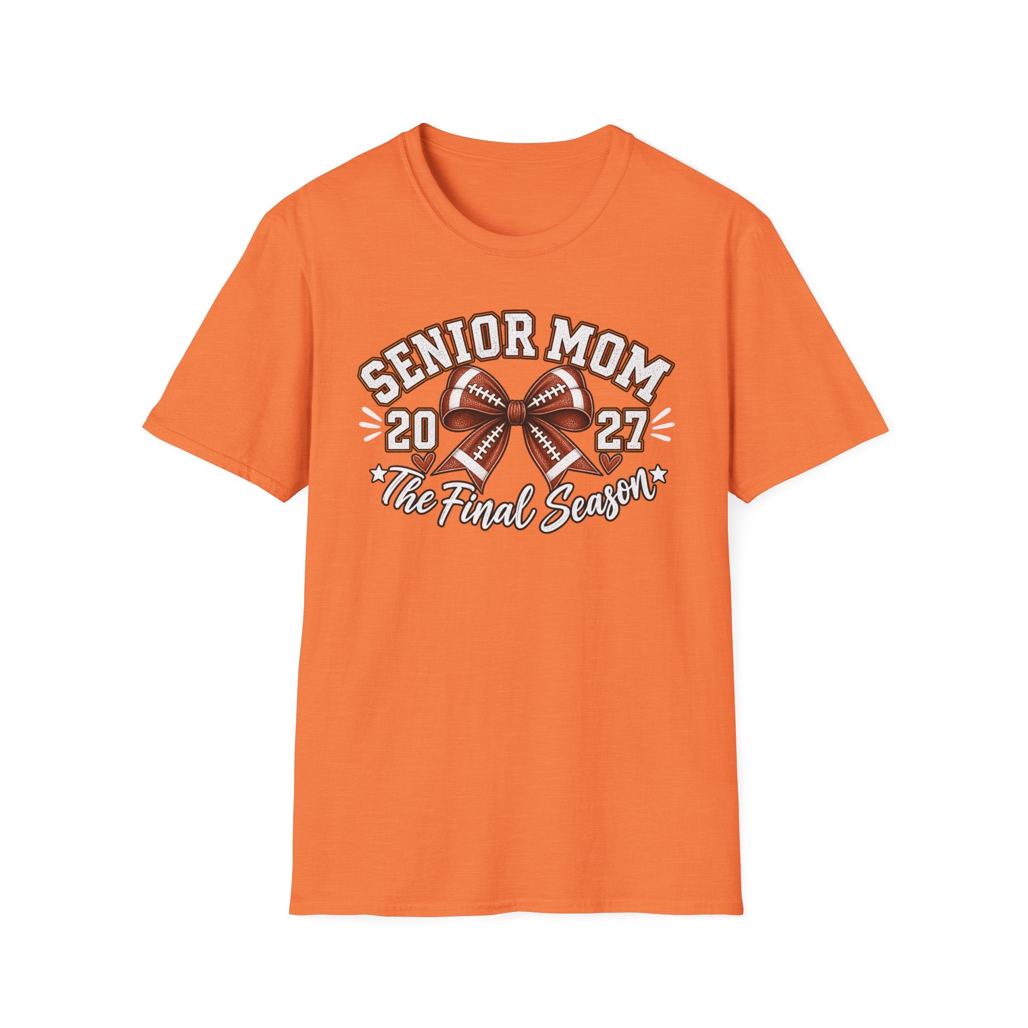 Senior Mom 2027 Football Tee – The Final Season