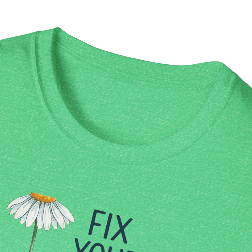 “Fix Your Eyes on Jesus” Daisy Christian Tee