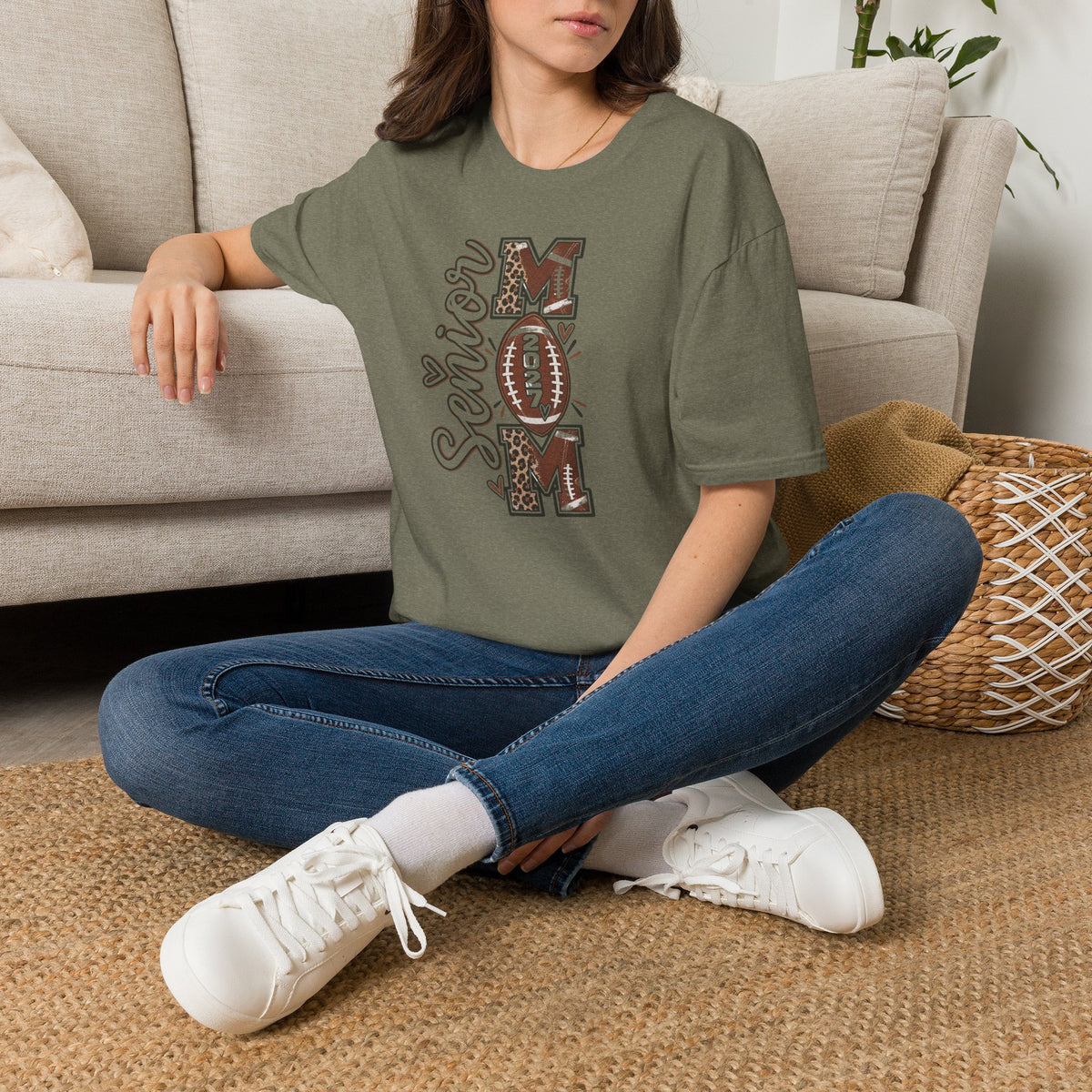 Senior Mom Football 2024 T-Shirt