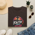 Faith Over Fear T‑Shirt — Christian Cross Inspirational Tee