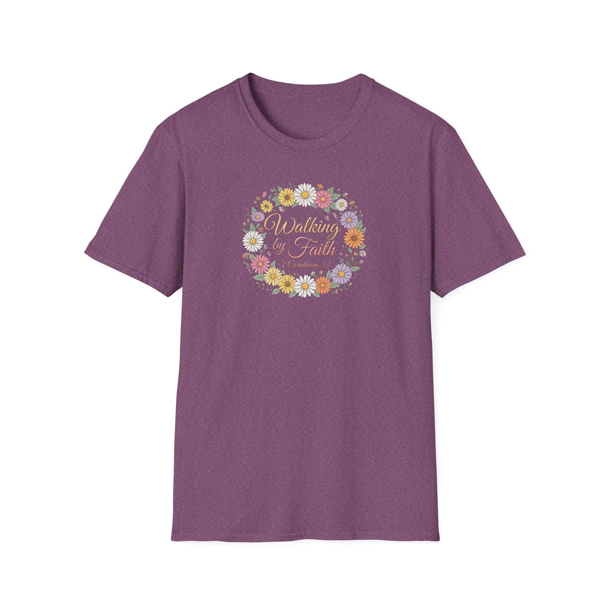 Walking by Faith Floral T-Shirt —