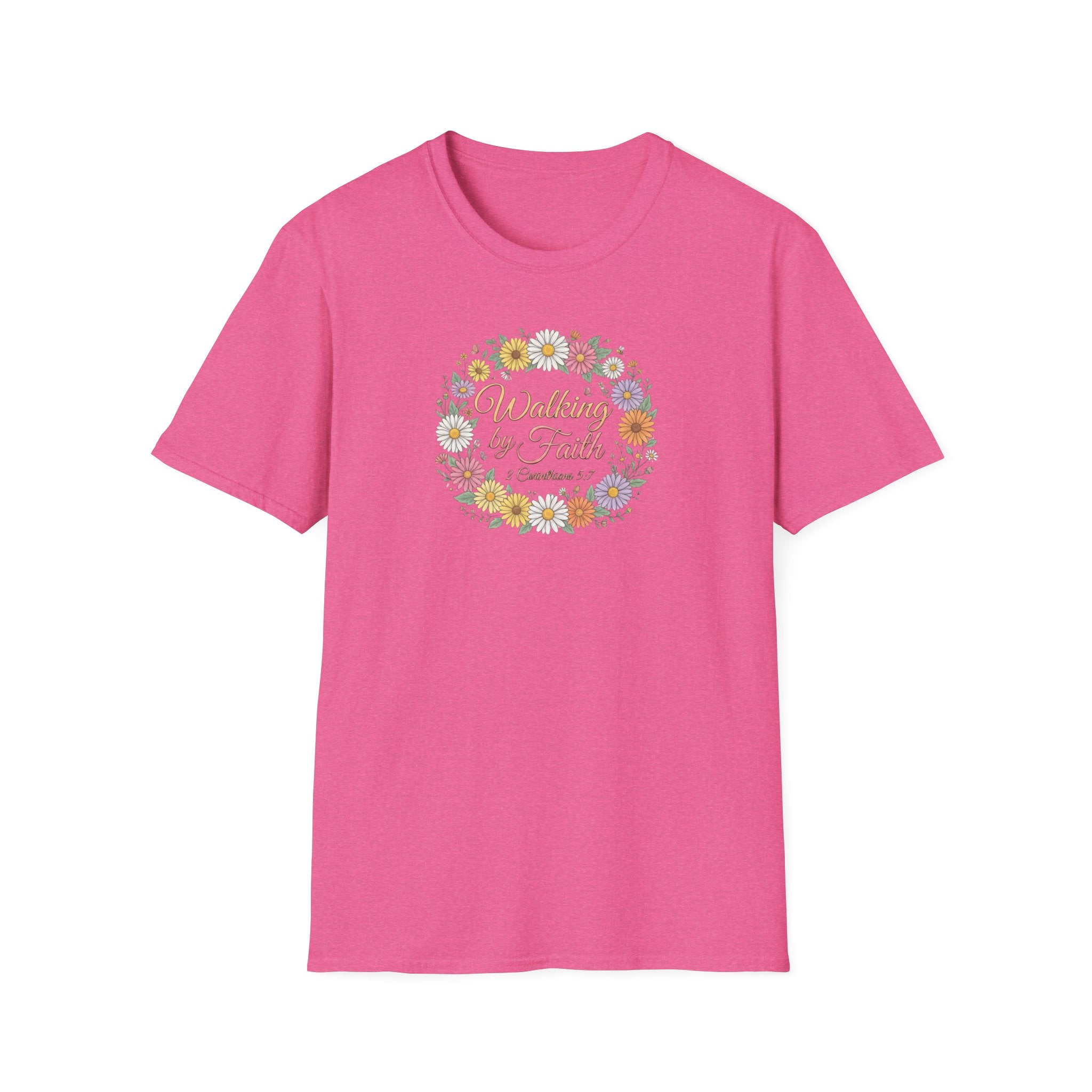 Walking by Faith Floral T-Shirt —