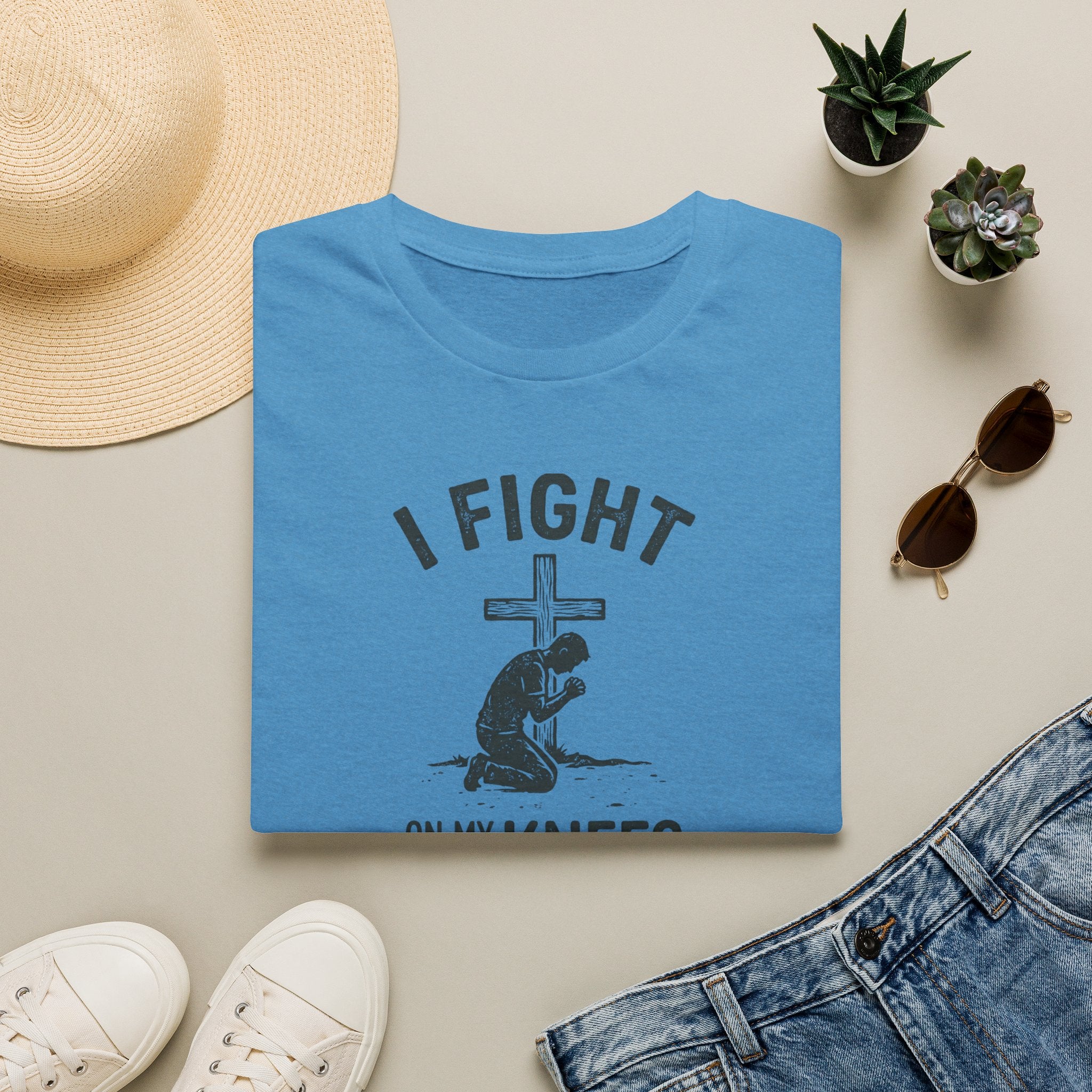 I Fight On My Knees T-Shirt